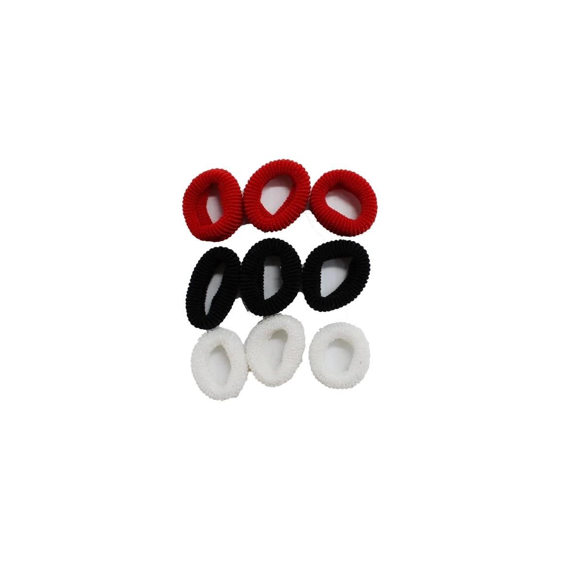 4 Disney Minnie Mouse License Hair Accessory Set - Red, Black and White Minnie, 4 of 4