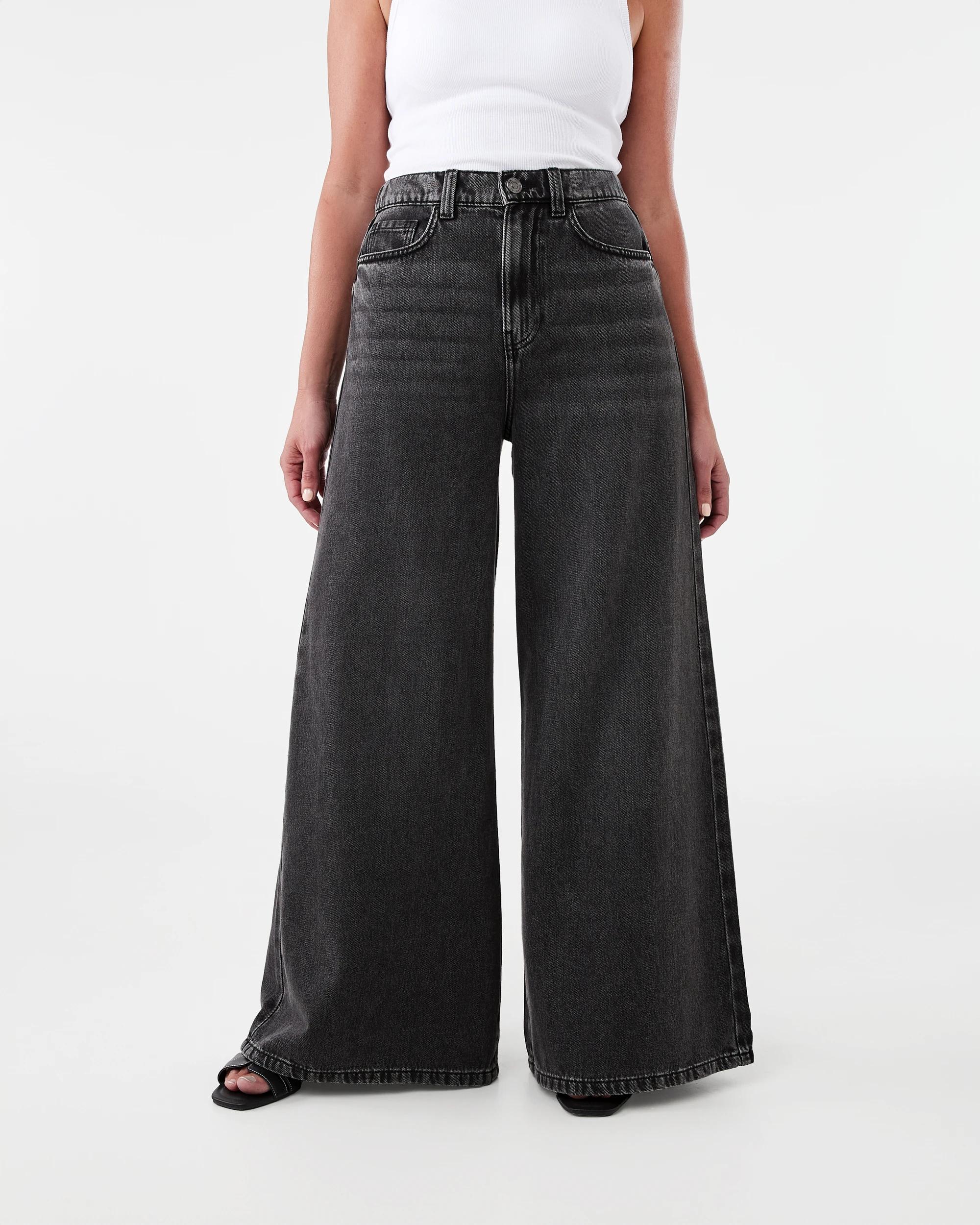 1 Palazzo Jeans Black Wash, 1 of 8
