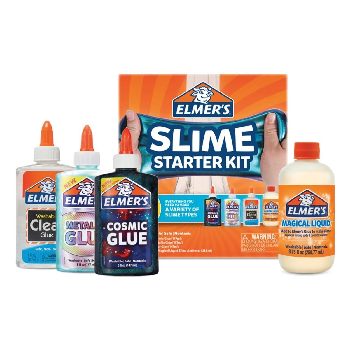 3 4 Piece Elmer's Slime Starter Kit, 3 of 4