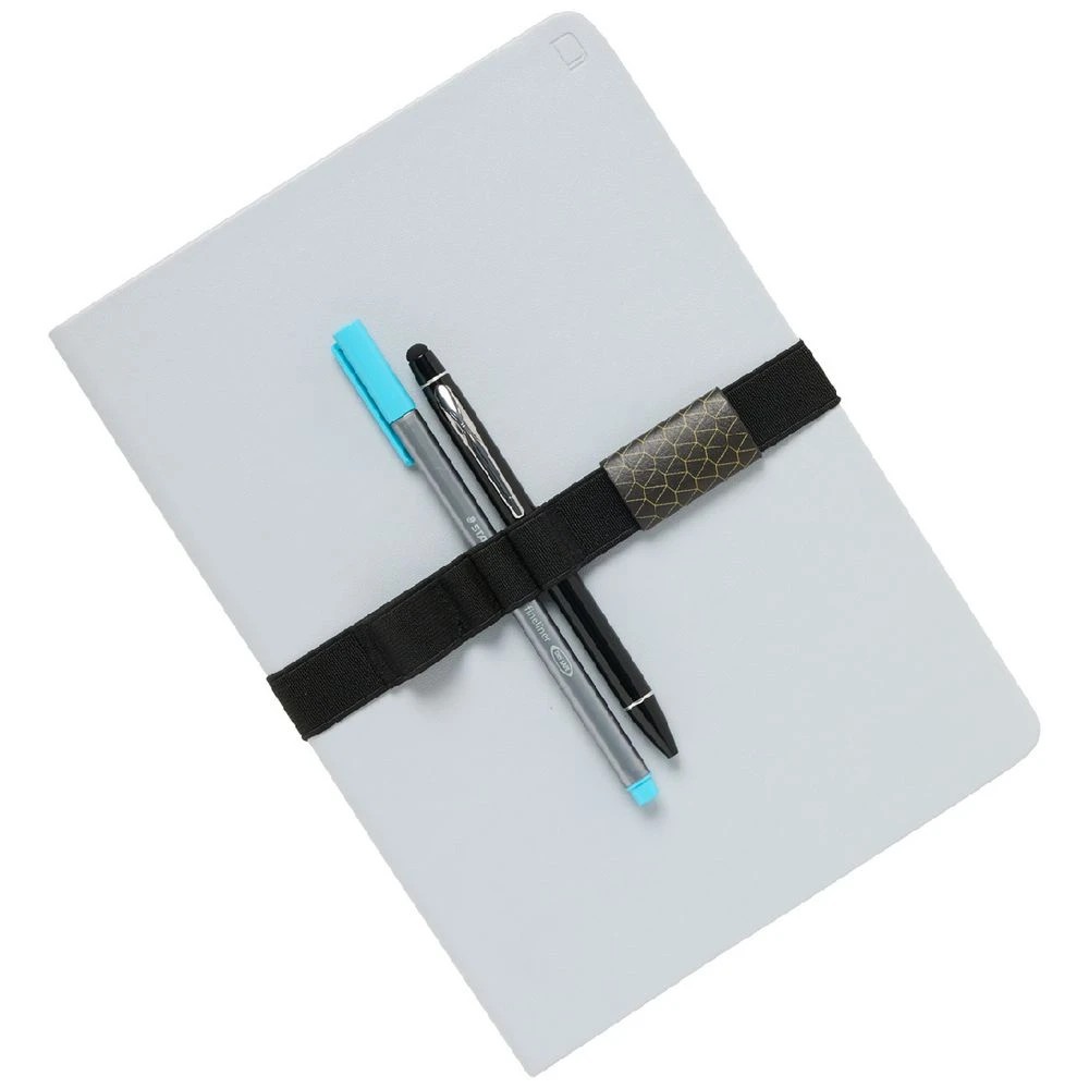 2 Otto 4 Loop Elastic Pen Holder Black, 2 of 2