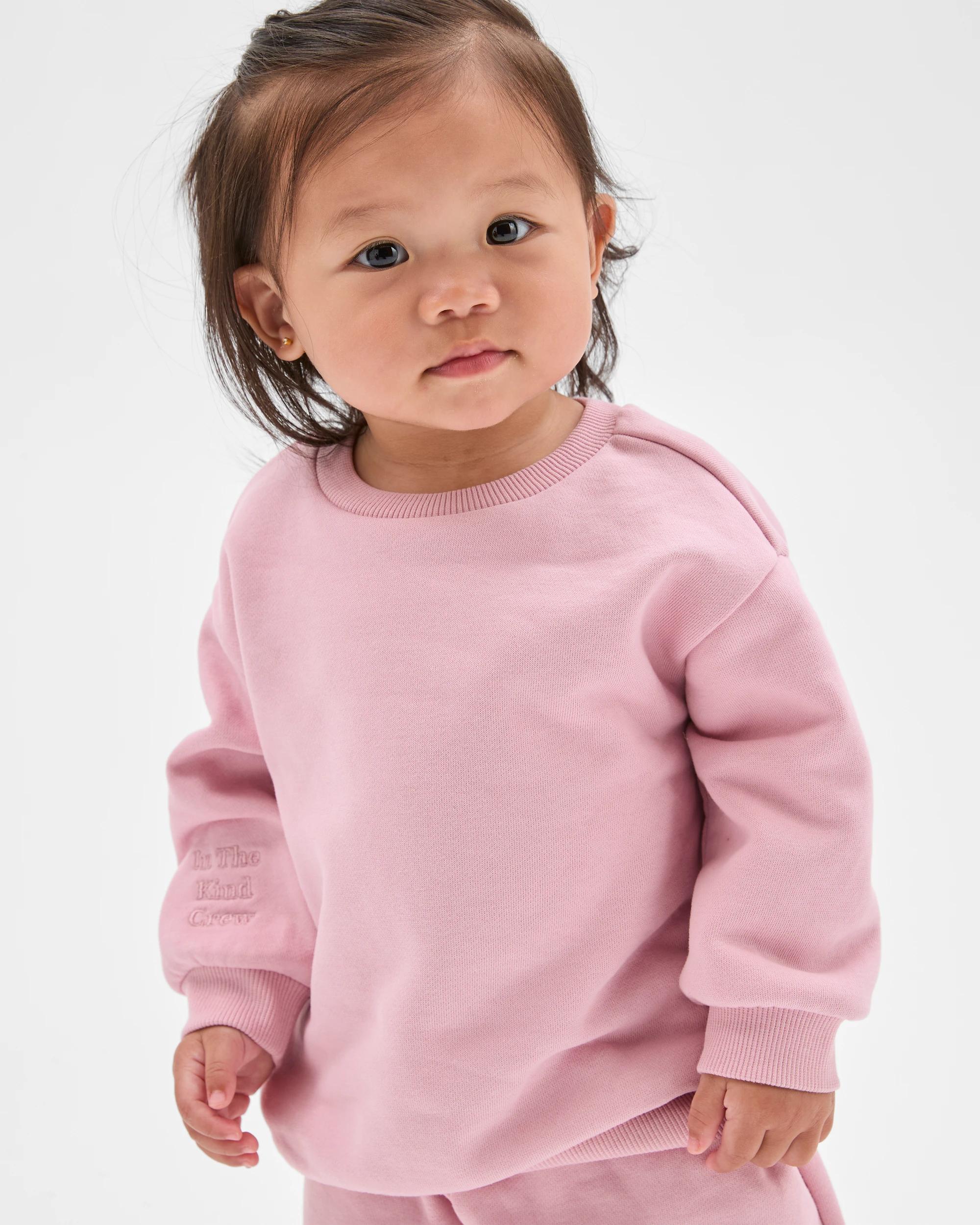 2 Target Baby Australian Cotton Blend Plain Jumper PLAIN PINK, 2 of 4