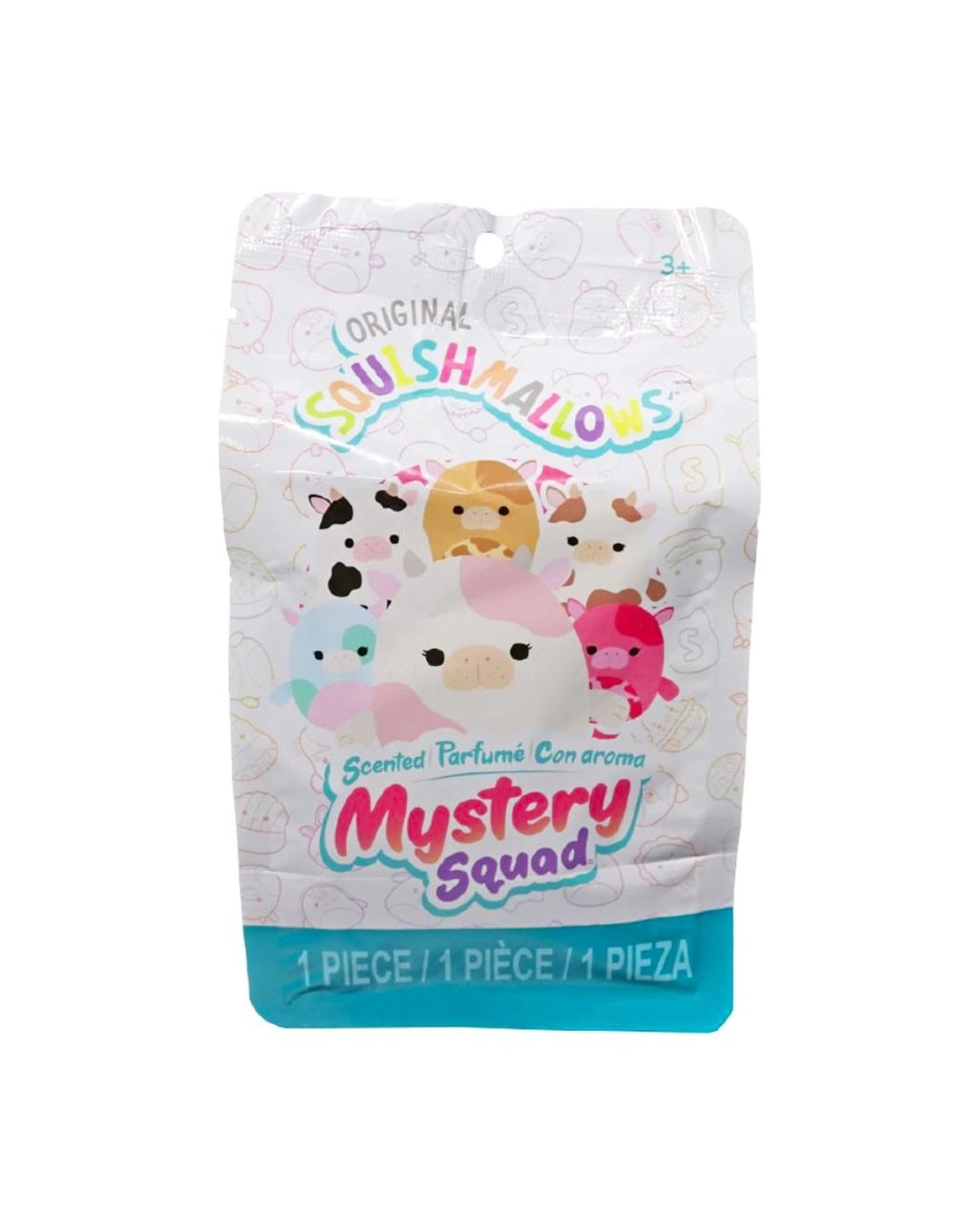 1 Squishmallows Scented Mystery Squad Sea Cows 5 inch Plush Blind Bag, 1 of 10