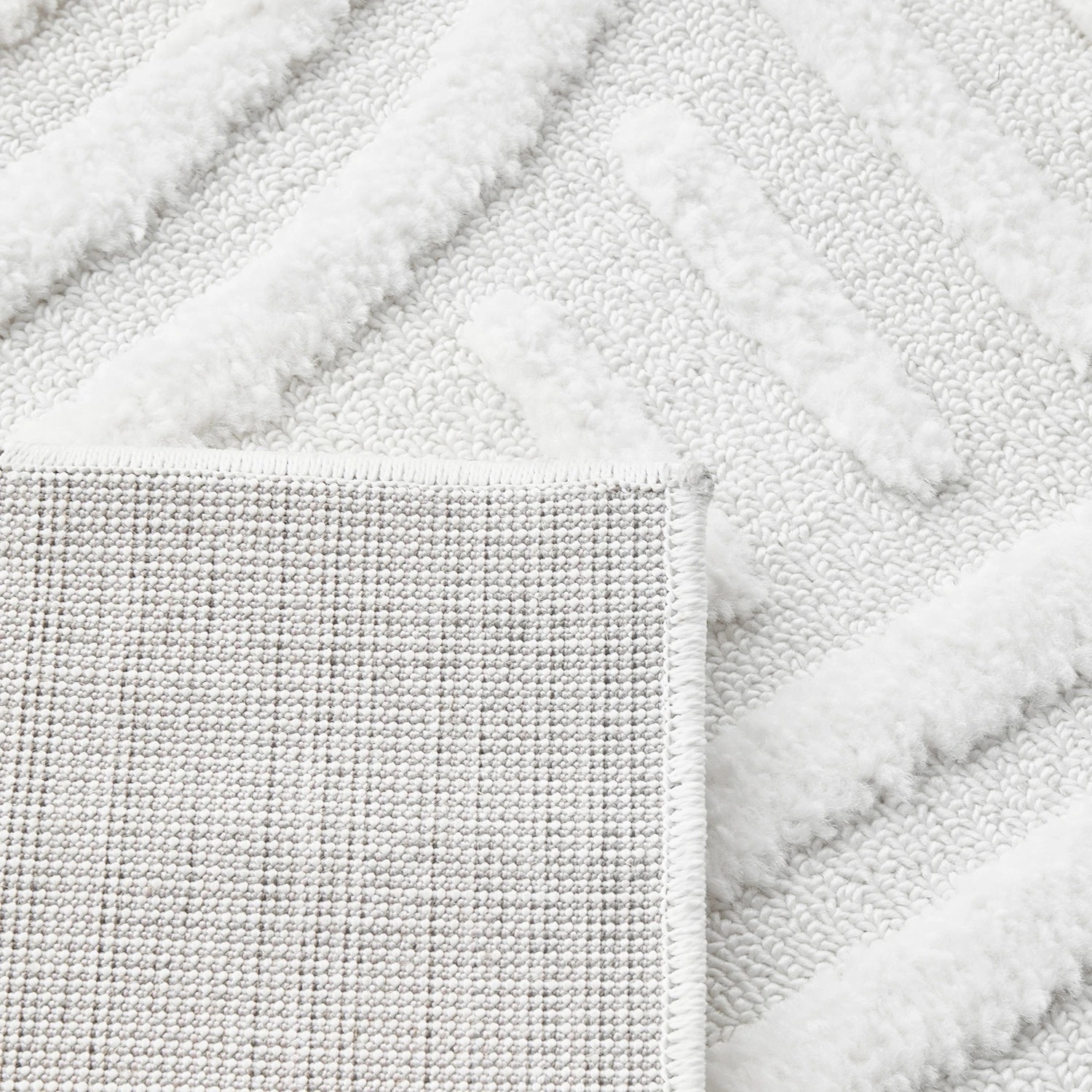 6 Common Ground Rugs Safflower Dior 400x300cm - Extra Extra Large Pet Friendly Floor Rug - White, 6 of 7