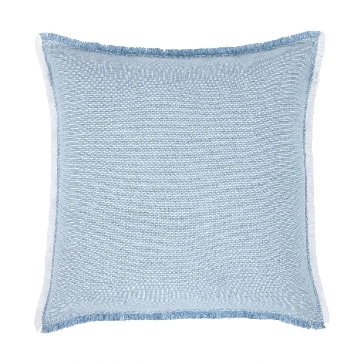 1 60cm Fringe Cushion - Blue, 1 of 4