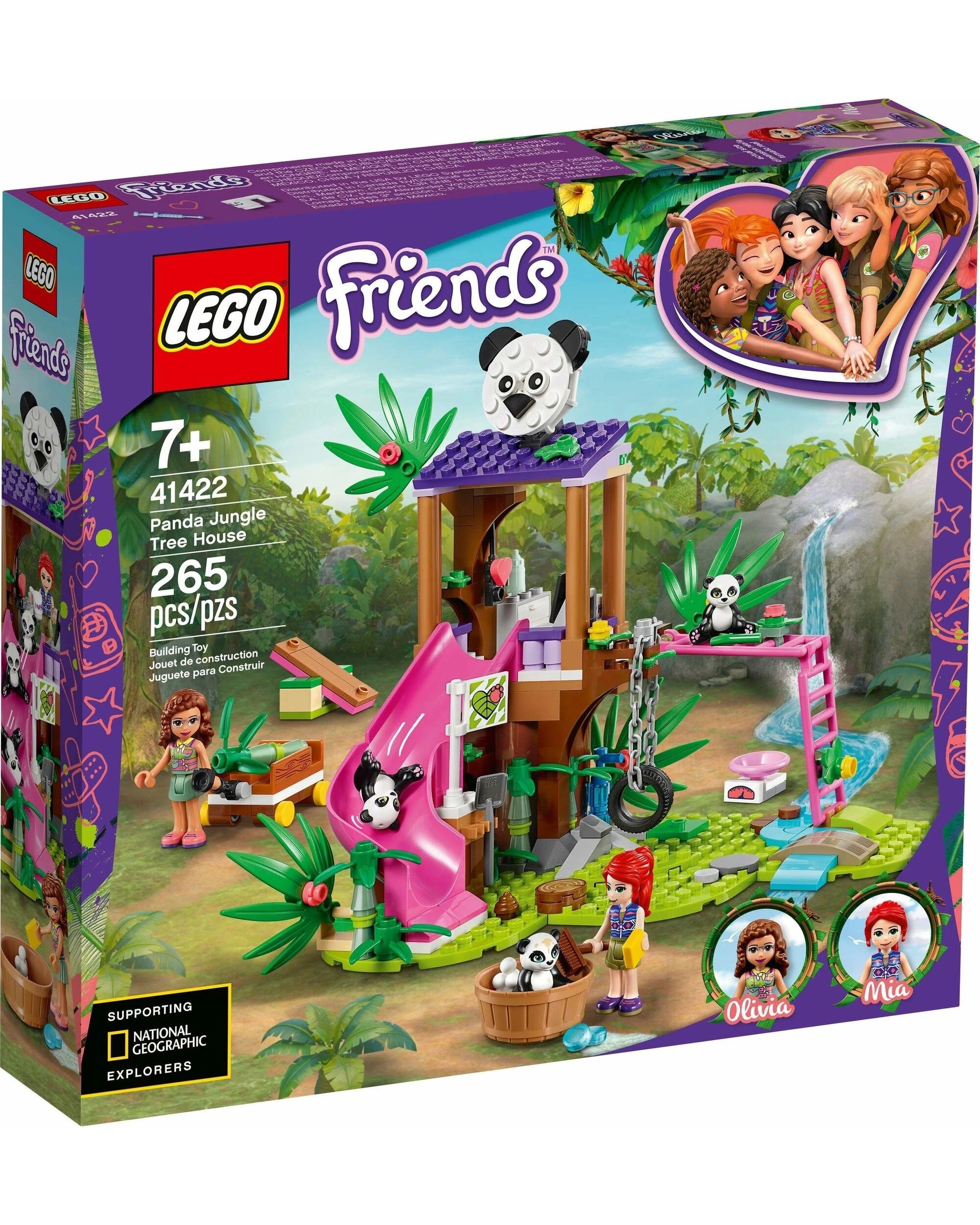 1 LEGO 41422 Panda Jungle Tree House Rescue Playset, 1 of 5