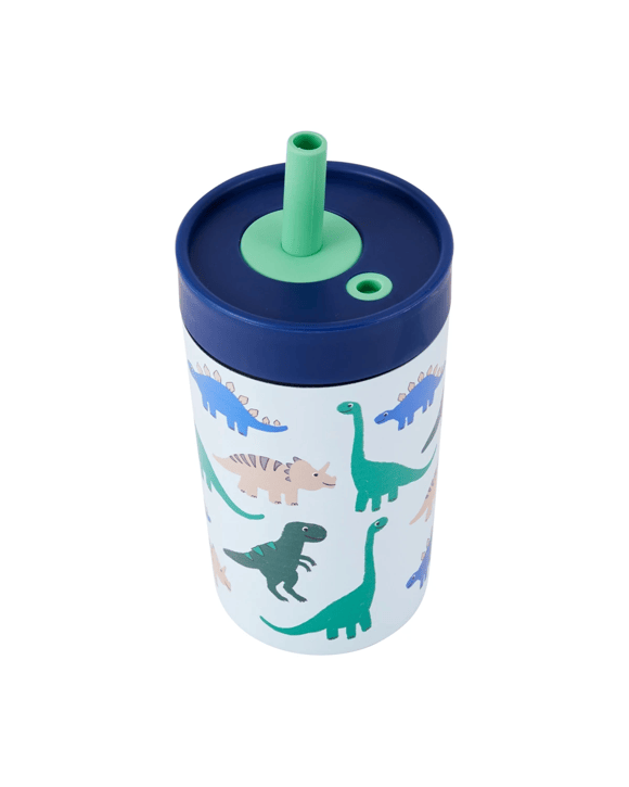 400ml Dino Double Wall Sipper Tumbler