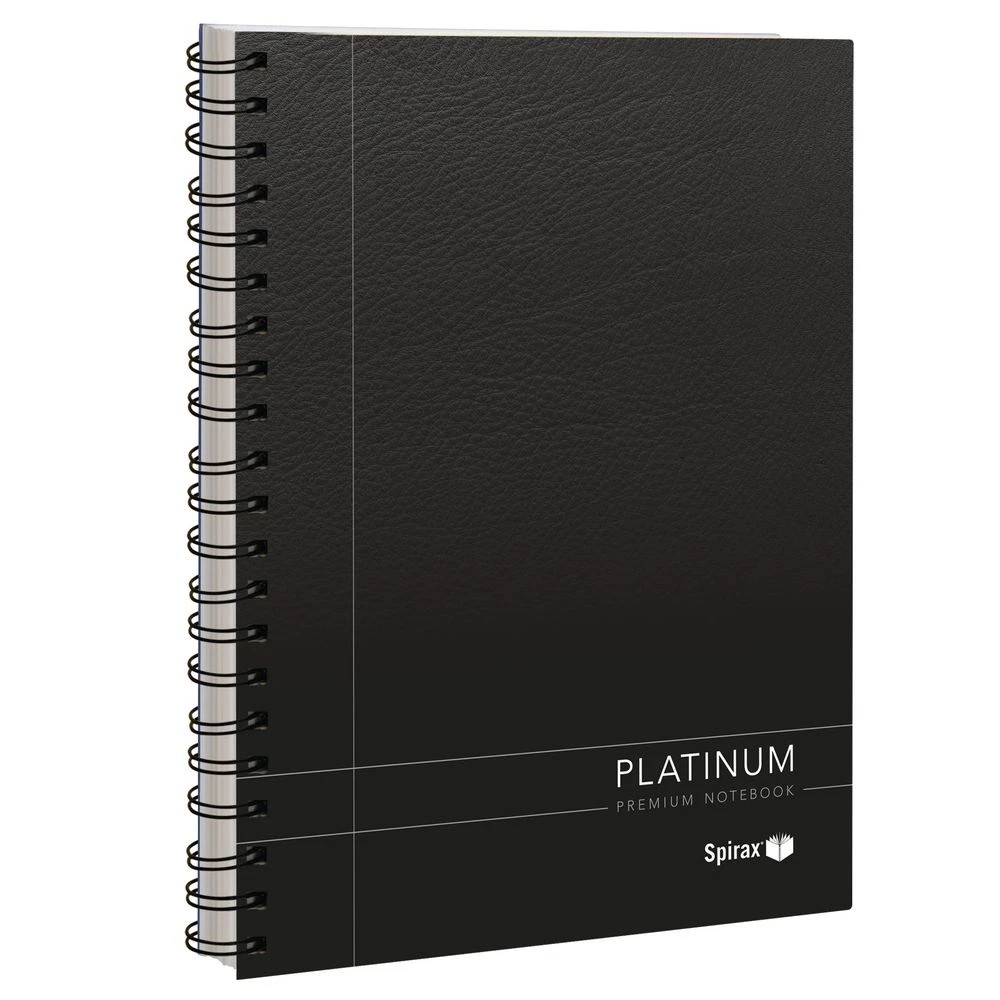 7 Spirax Platinum A4 Notebook 200 Pages Black, 7 of 7