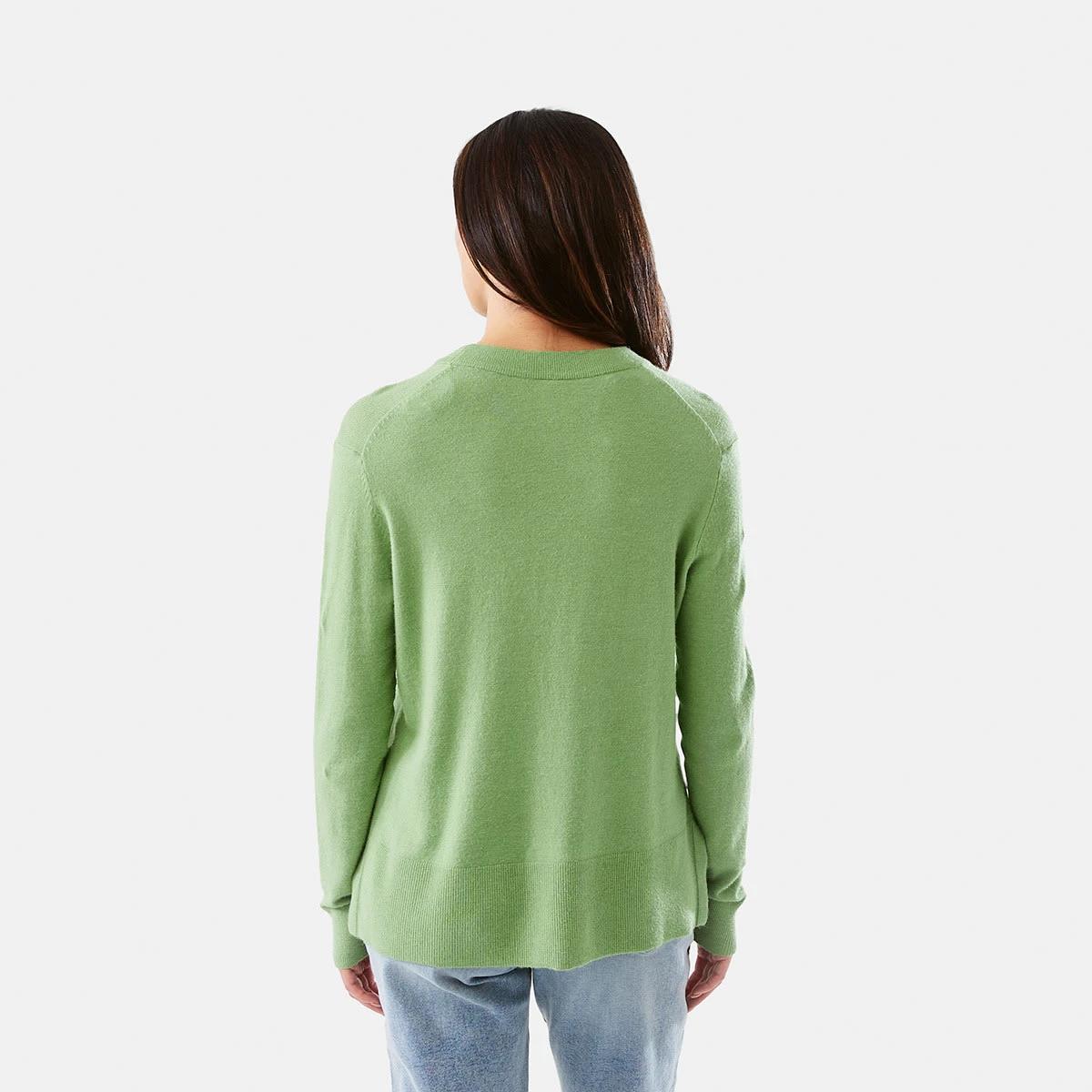 3 Crew Neck Jumper Jade Green, 3 of 5