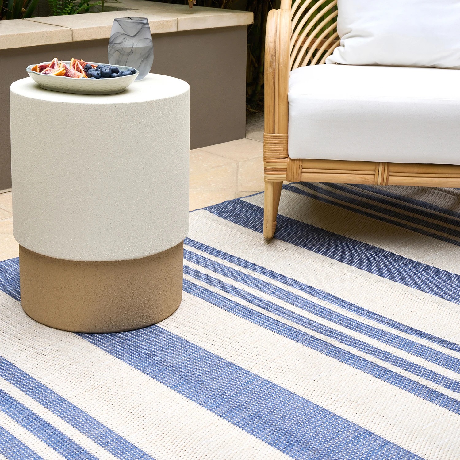 7 Common Ground Rugs Portman Alvi Outdoor 330x240cm - Extra Large Pet Friendly Floor Rug - Blue, 7 of 7