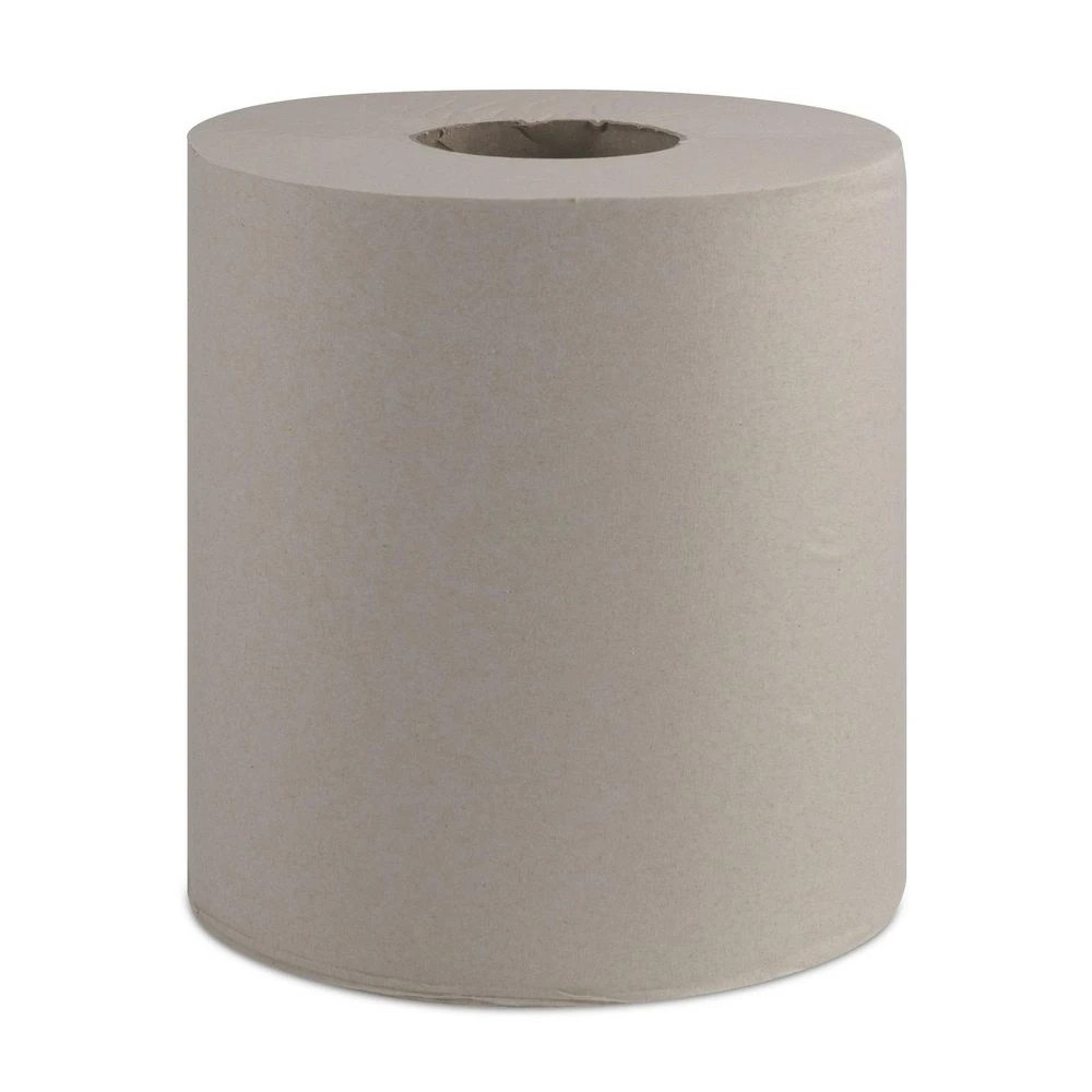 2 Tork Basic Paper Centrefeed Roll Natural 1 Ply 350m 6 Pack, 2 of 2