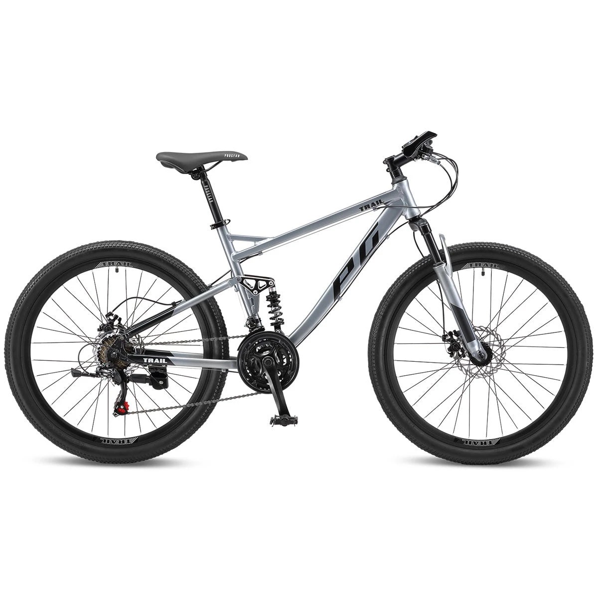 2 Progear Trail Dual Suspension MTB 26x17" Shadow, 2 of 5
