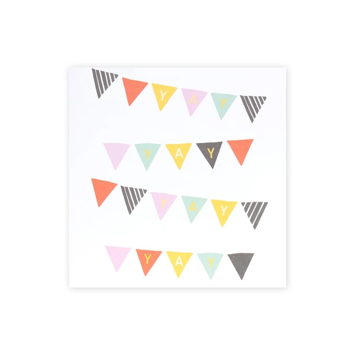 2 Creative Publishing by Hallmark Greeting Card - Yay Bunting, 2 of 2