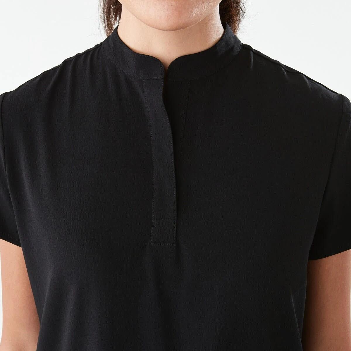 5 Work Placket Scrub Top BLACK, 5 of 8