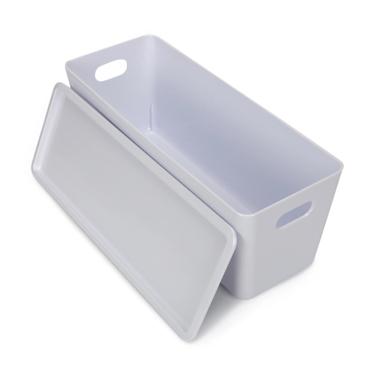 1 5L Smooth and Shiny Plastic Tub - White, 1 of 7