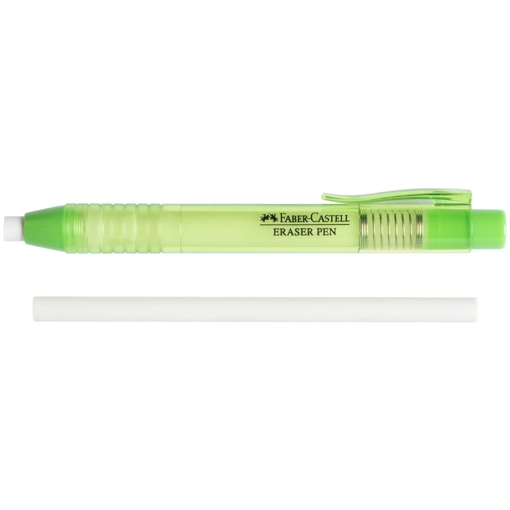 2 Faber Castell Eraser Pen + Refill Green, 2 of 2