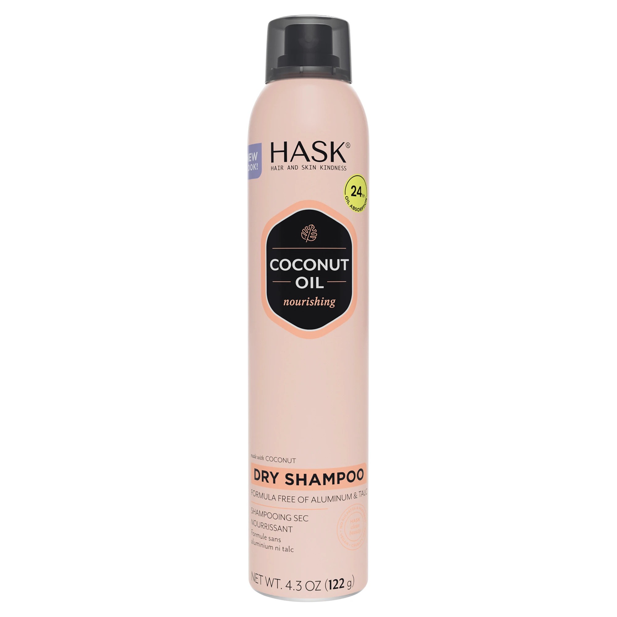 1 HASK Dry Shampoo 122g - Coconut Oil, 1 of 8