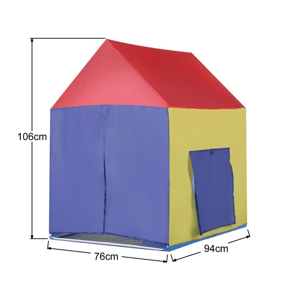 3 AUSWAY Kids Teepee & Tunnel Play Tent, 3 of 10
