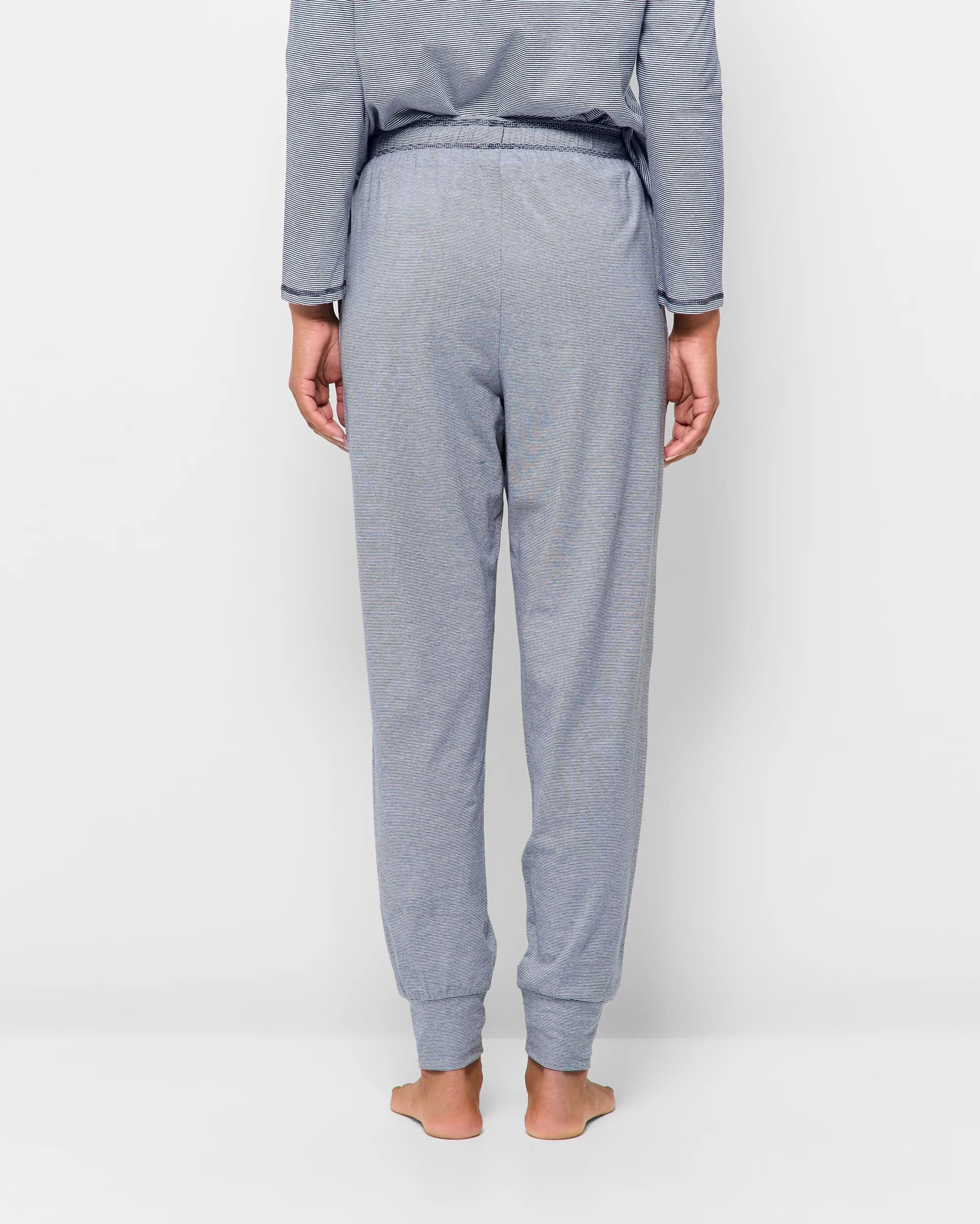 4 Target Australian Cotton Jogger Sleep Pants NAVY STRIPE, 4 of 5