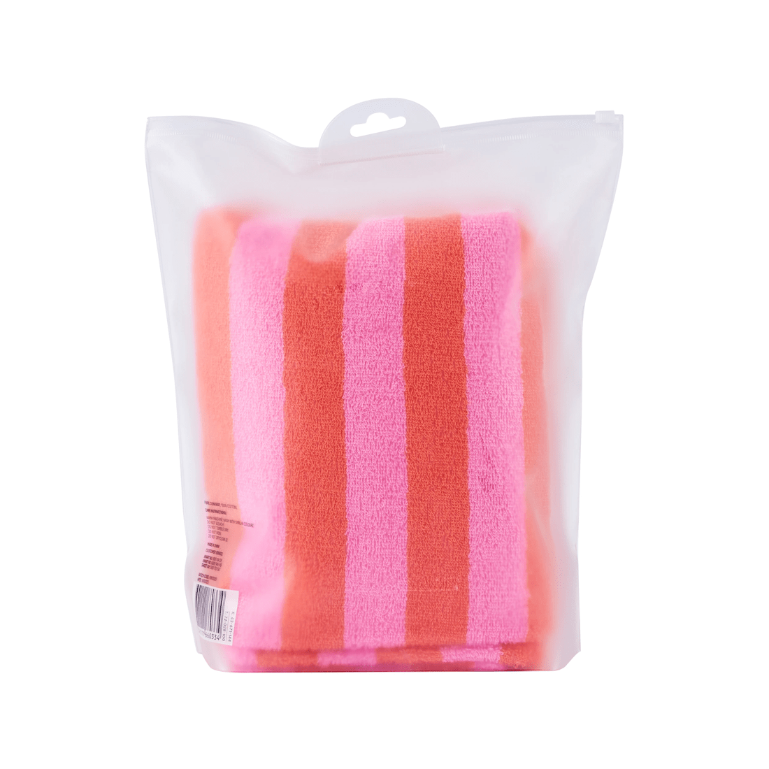 5 OXX Bodycare Cotton Body Wrap Towel - Pink and Orange, 5 of 5