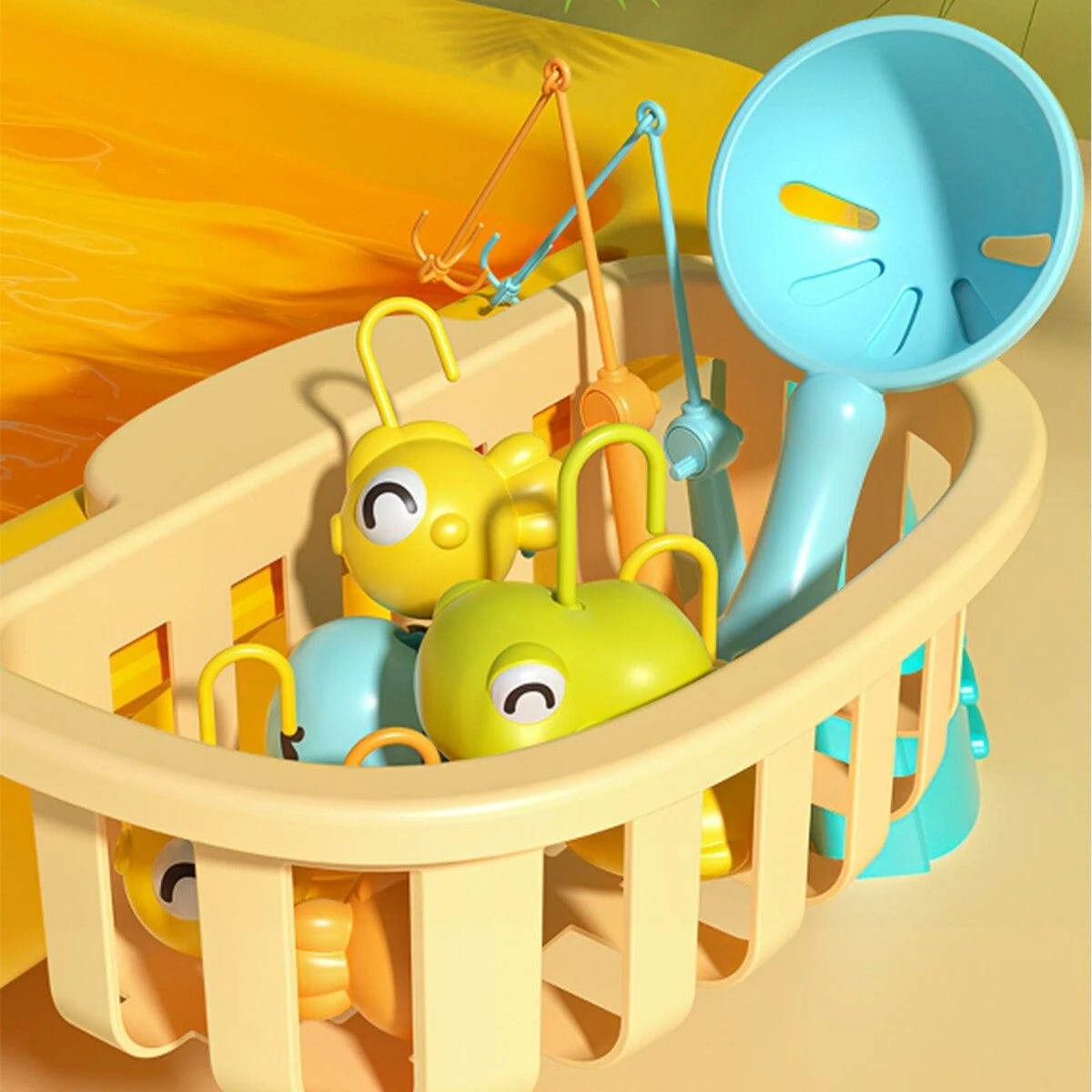 3 AUSWAY Fishing Game Table Toy With Running Water, 3 of 5