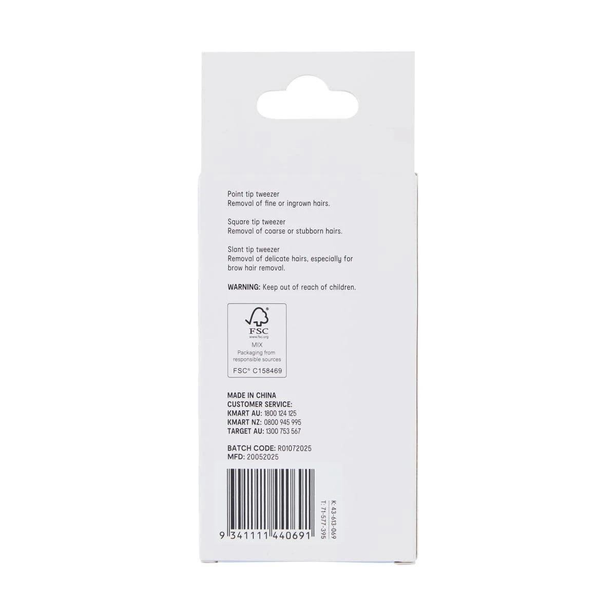 6 OXX Cosmetics La Dolce Vita Tweezer Trio, 6 of 6