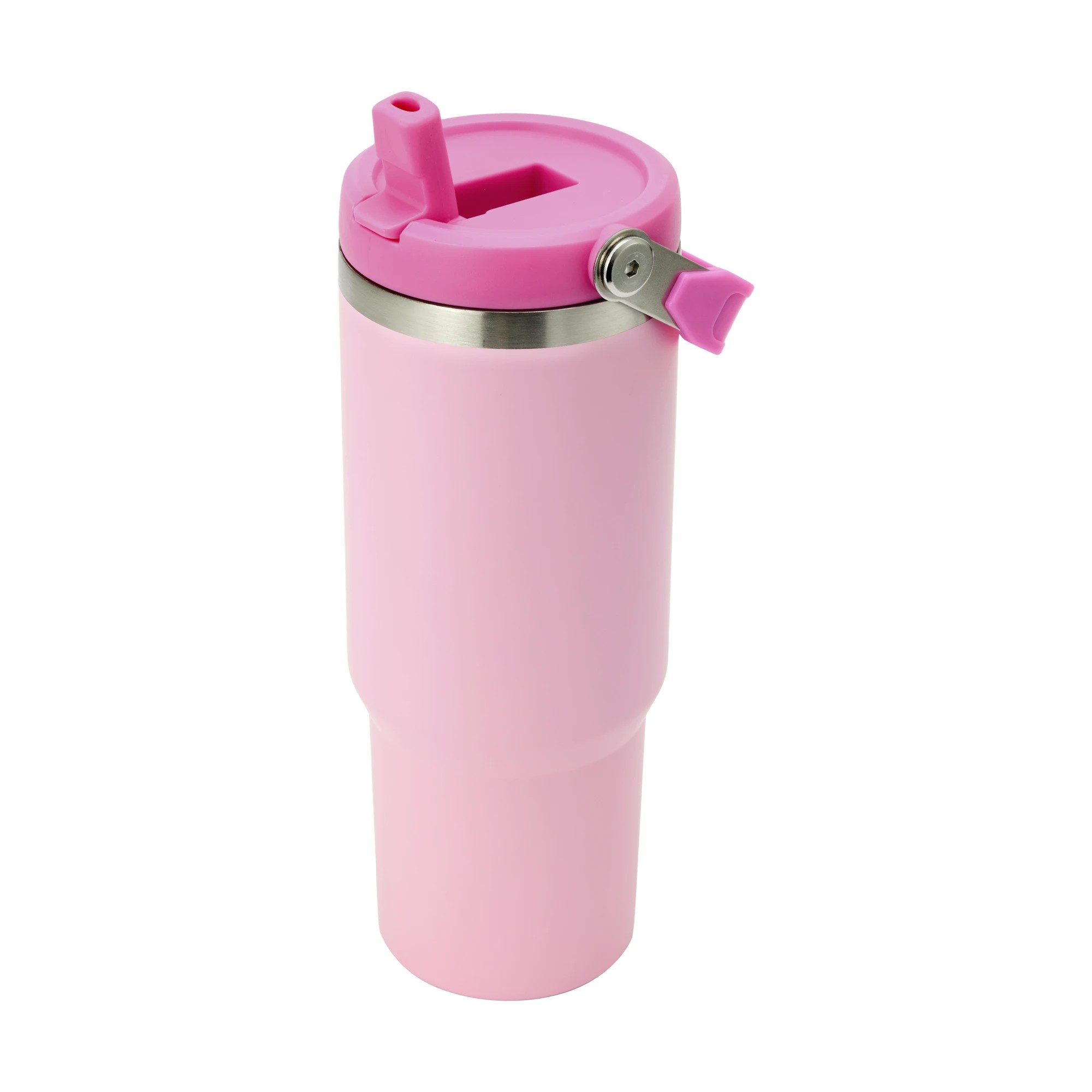 1 840ml Pink Tumbler with Top Handle, 1 of 9