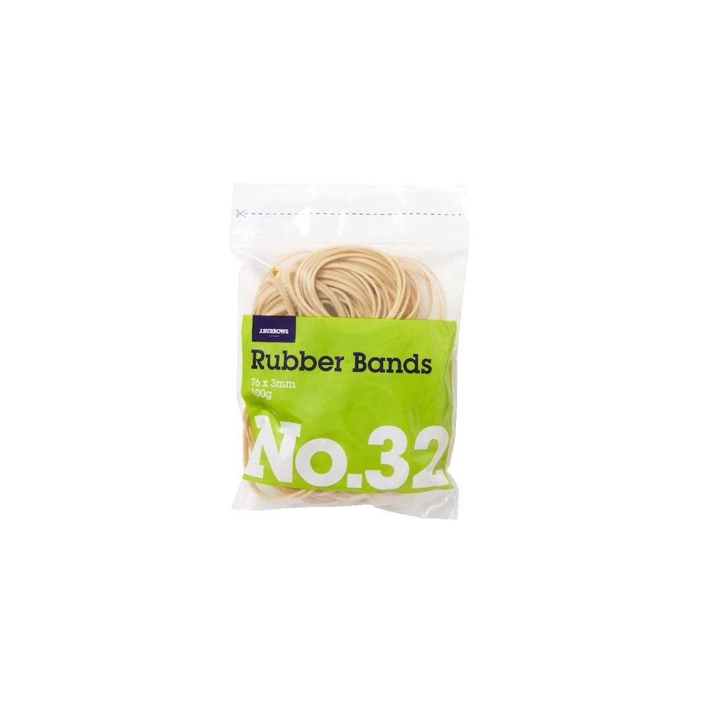 2 J.Burrows No.32 Rubber Bands 100g, 2 of 2
