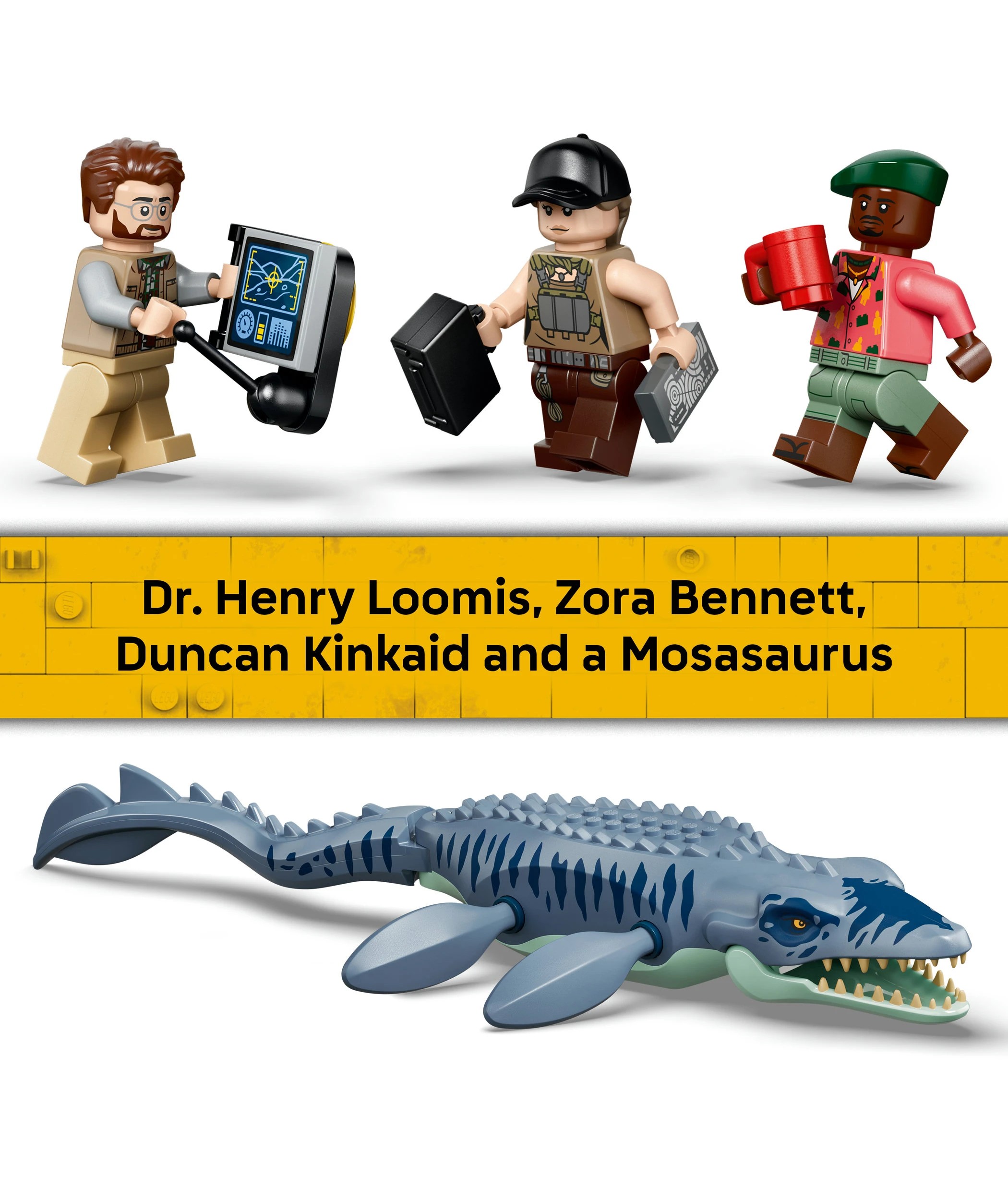 6 LEGO Jurassic World Mosasaurus Dinosaur Boat Attack 77983, 6 of 10