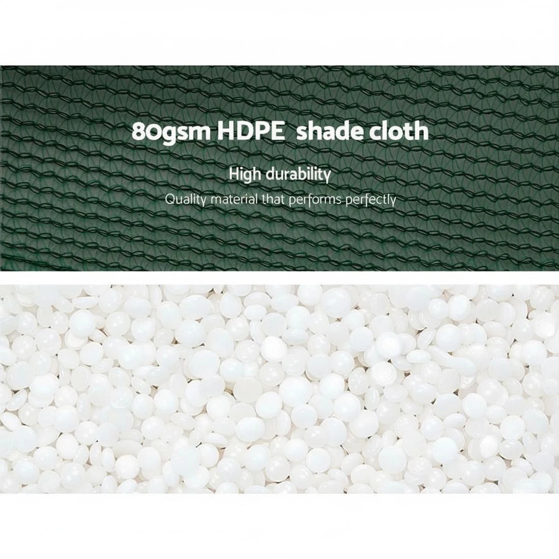 3 Instahut 30% Shade Cloth 1.83x50m Shadecloth Wide Heavy Duty - Green, 3 of 5