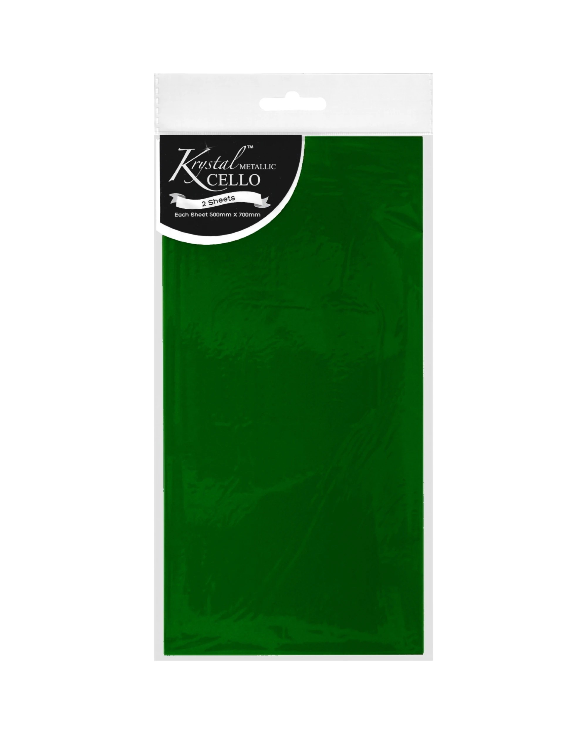 1 Artwrap Krystal Cellophane 2 Sheets - Green, 1 of 1