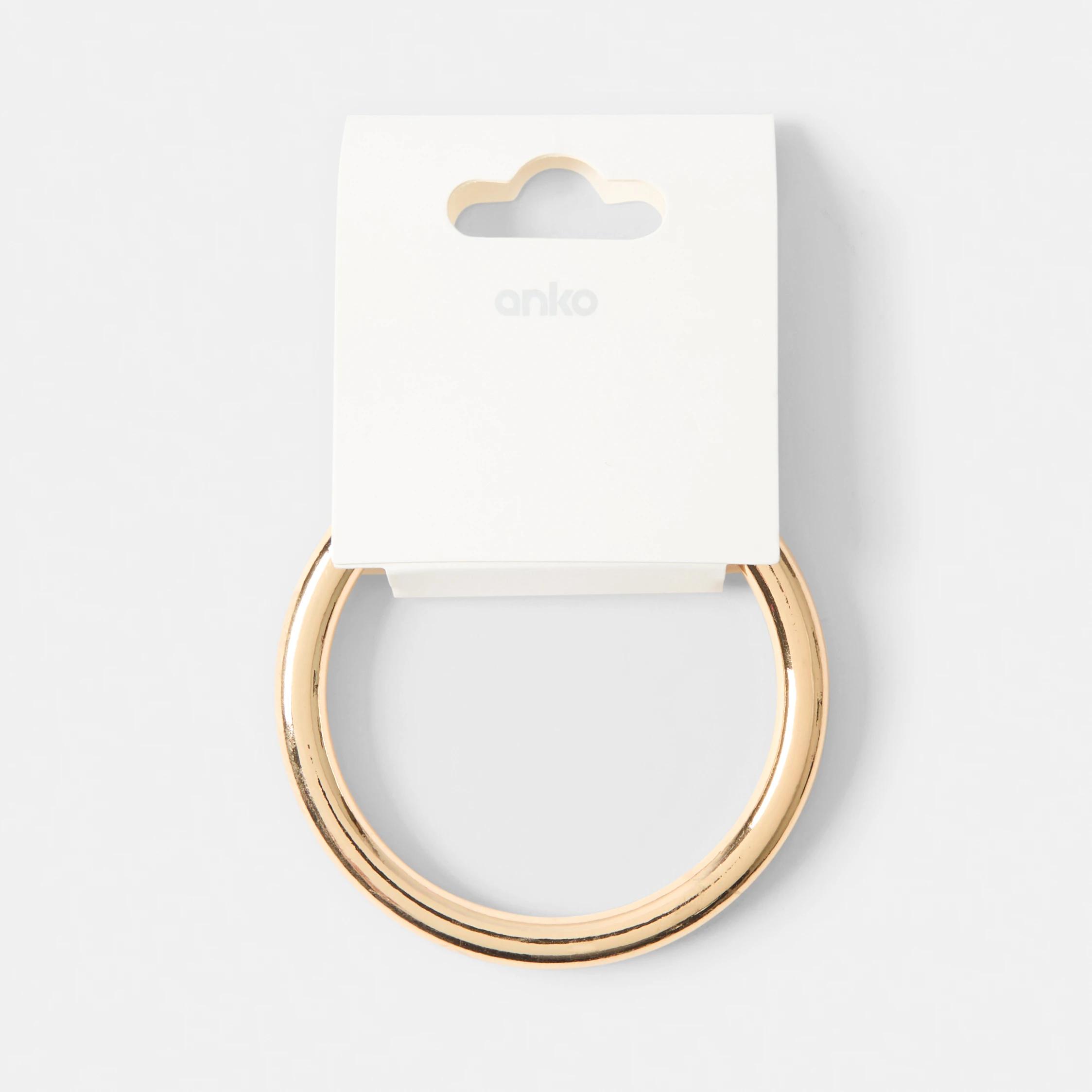 7 Smooth Bangle - Gold Tone Gold, 7 of 7