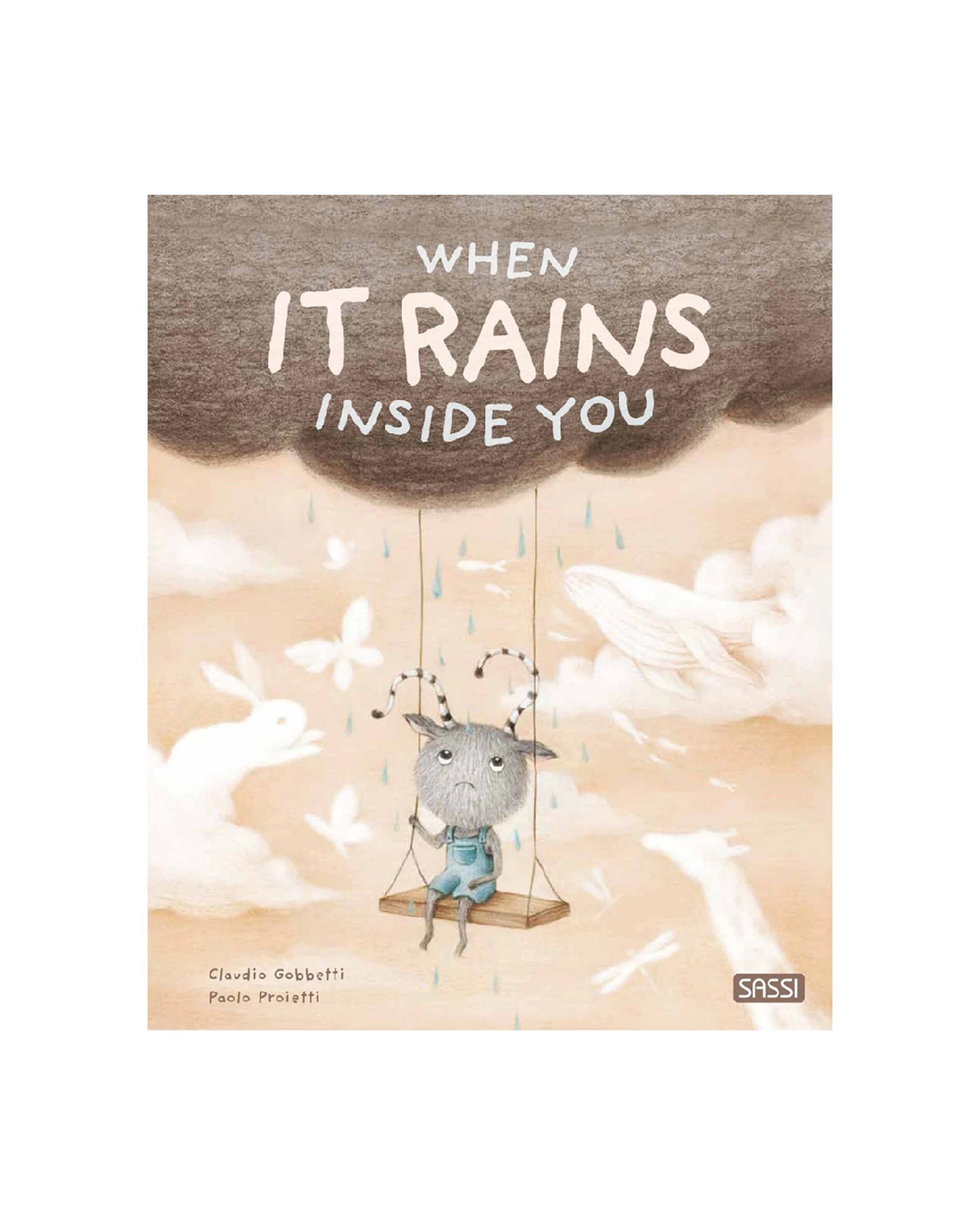1 Sassi Story Book Kids Children Reading When It Rains Inside You - Multi, 1 of 3