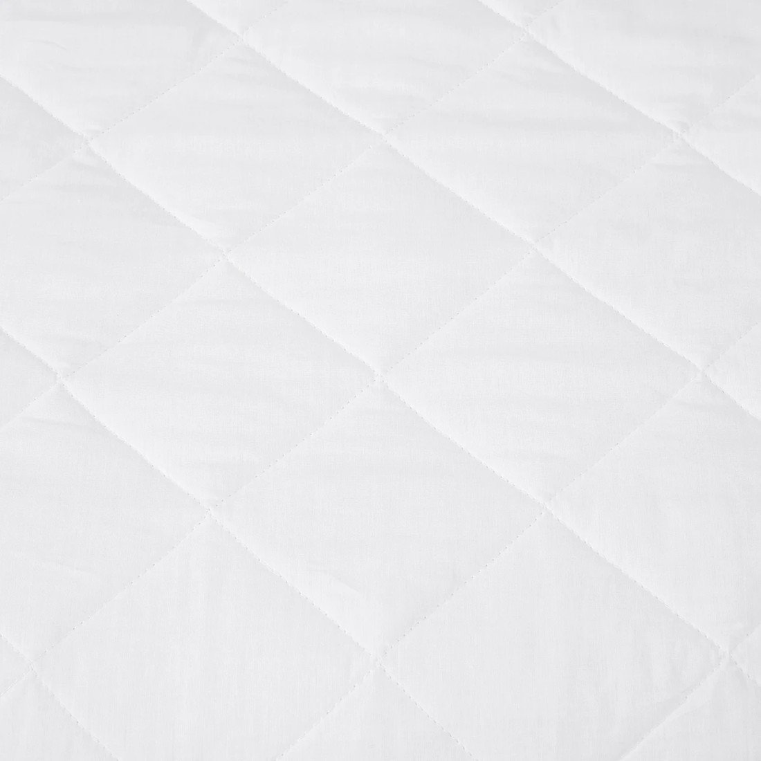 3 Cotton Top Fitted Mattress Protector - King Bed, White, 3 of 4