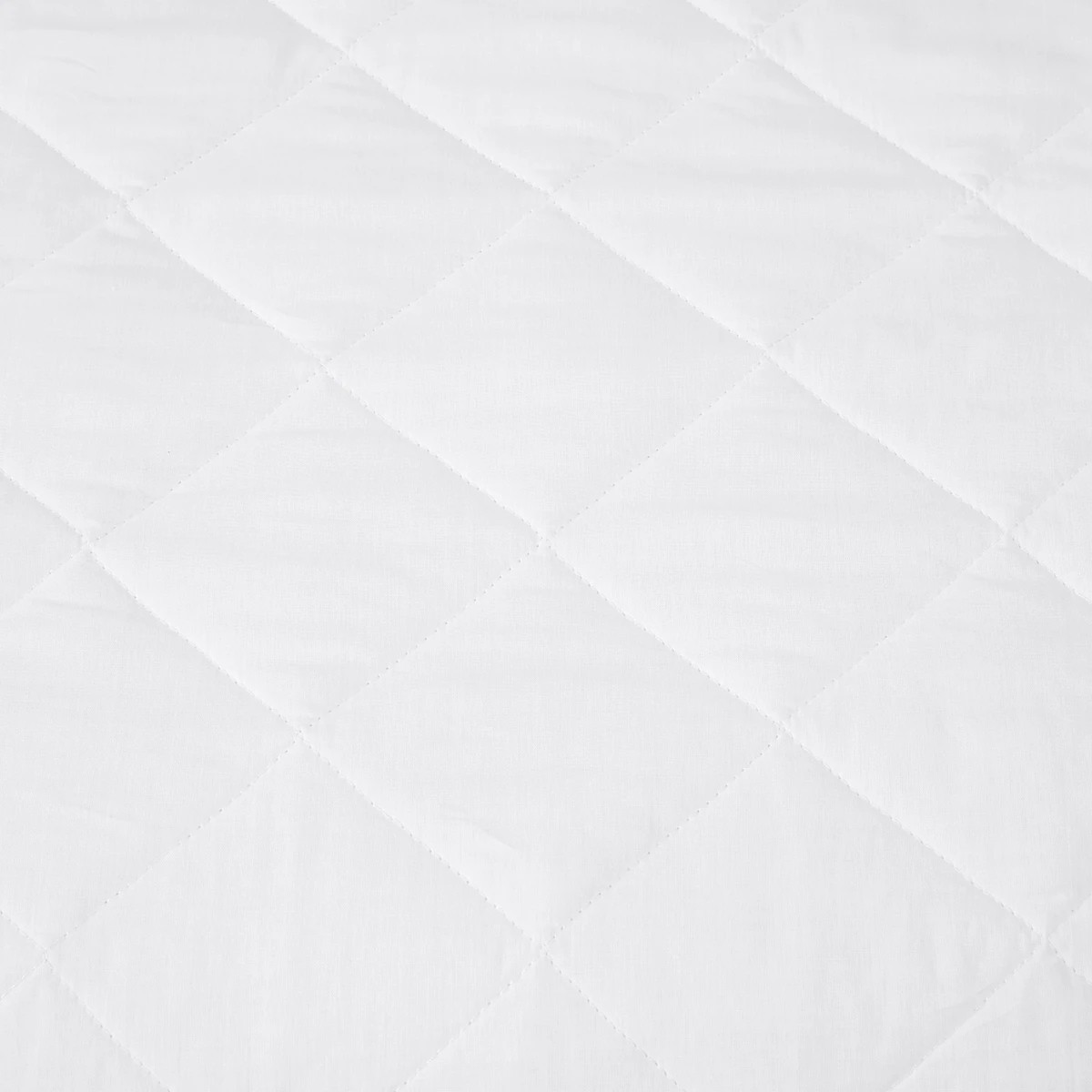 3 Cotton Top Fitted Mattress Protector - King Bed, White, 3 of 4