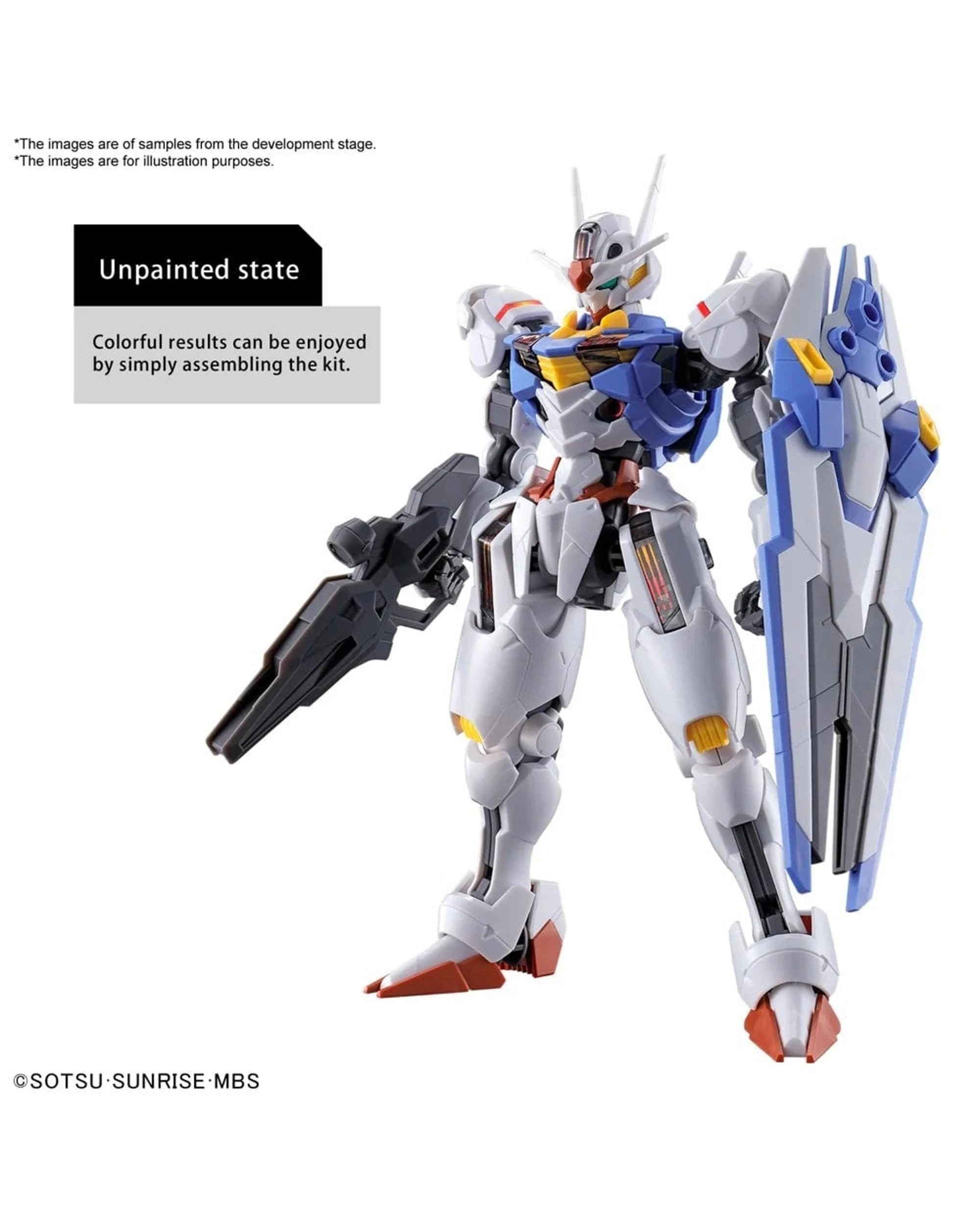 7 Bandai Gundam HG Gundam Aerial 1/144 Model Kit, 7 of 10