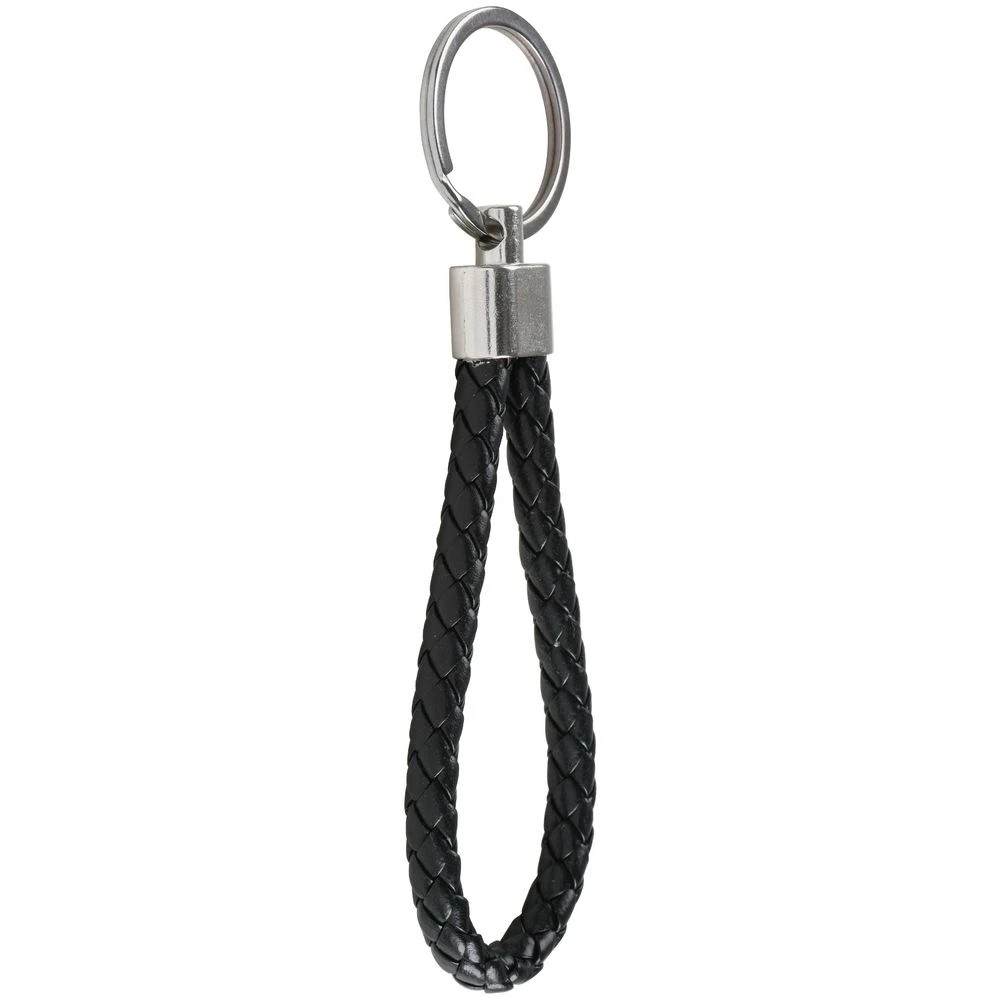 4 J.Burrows Woven Key Tag Black, 4 of 4
