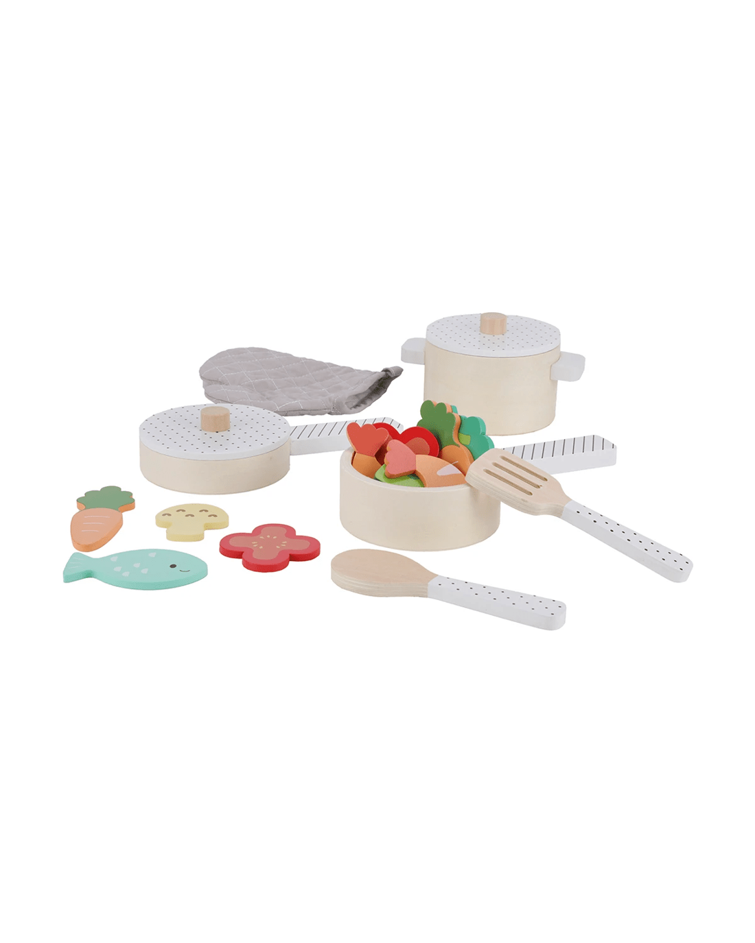 1 Wooden Pots And Pans Set, 1 of 4