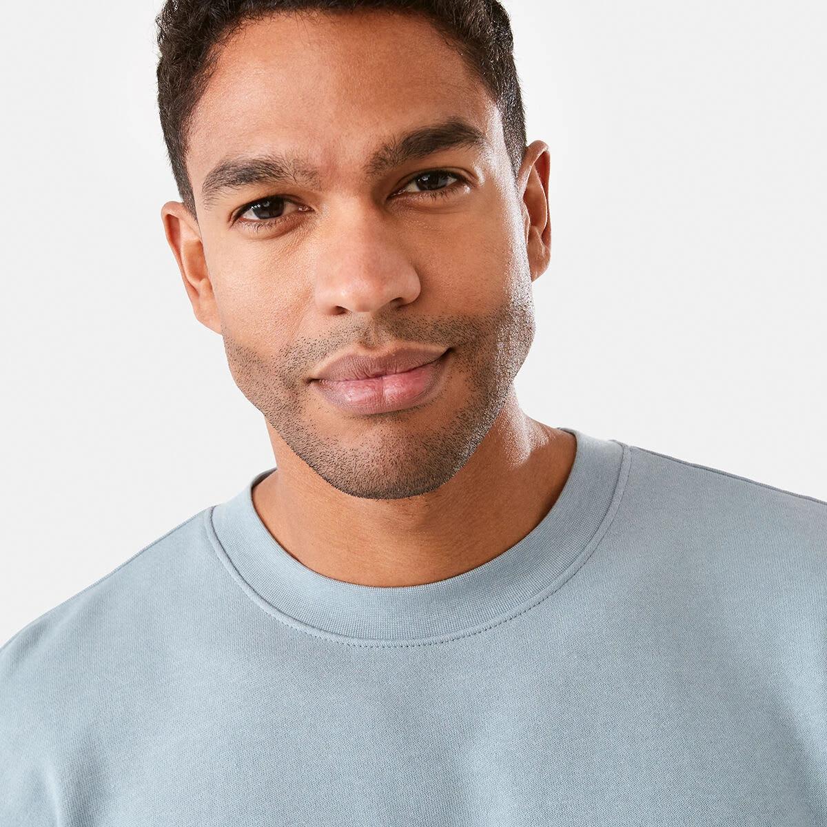 4 Active Men Terry Crew Neck Top Nickelgrey, 4 of 7
