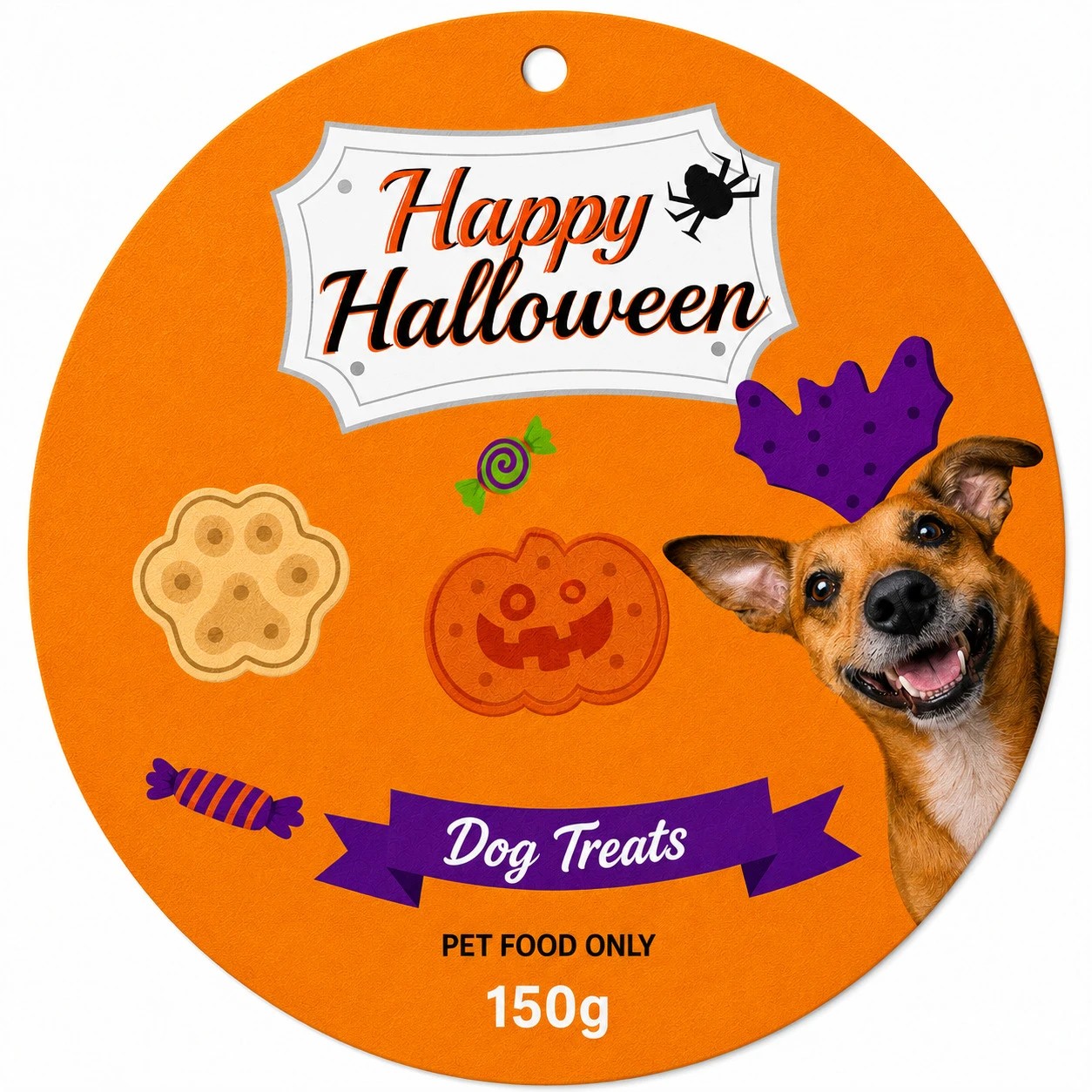 3 Halloween Bucket Dog Biscuits, 3 of 4