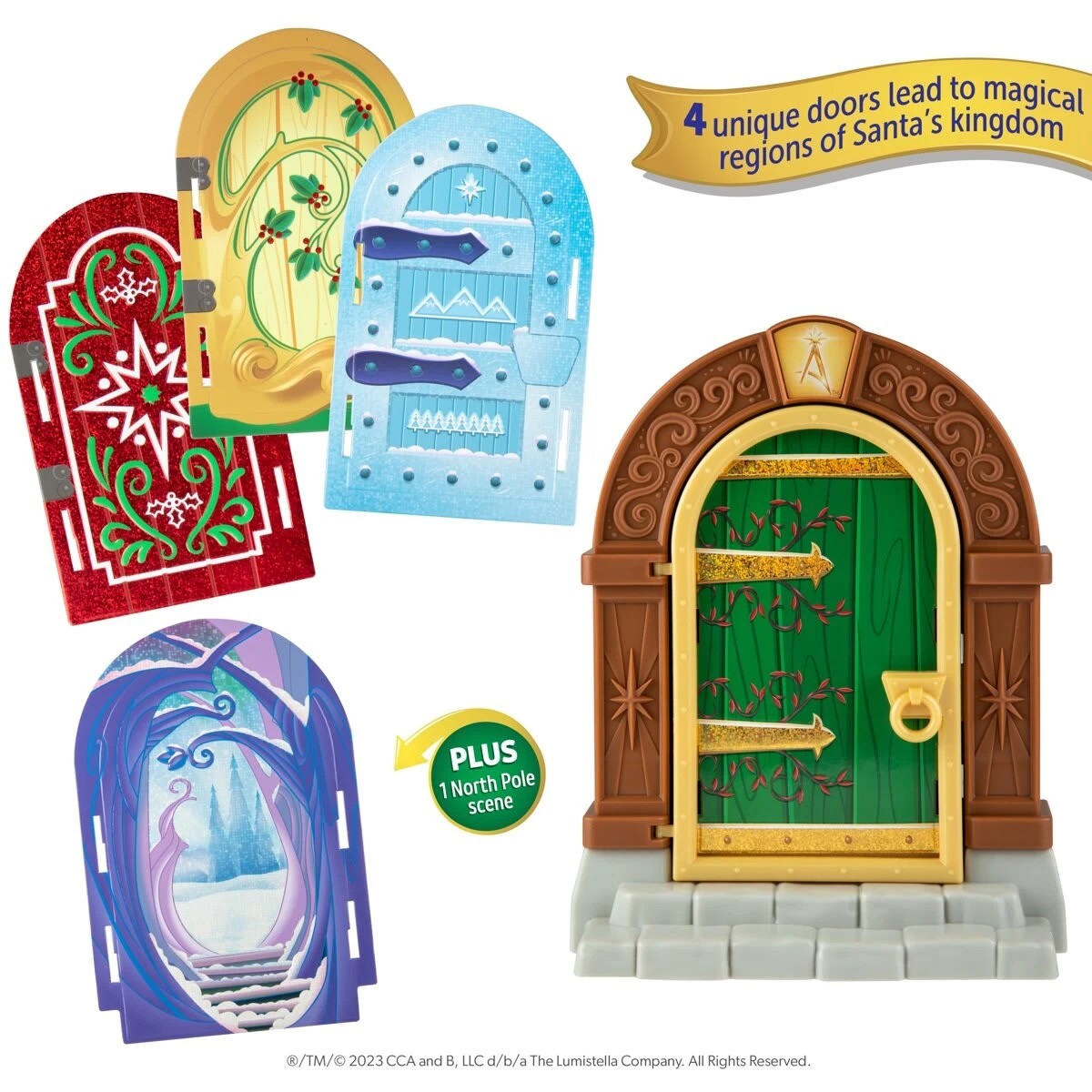 4 6 Piece Santaverse: The Elf on the Shelf - Elf Door, 4 of 8