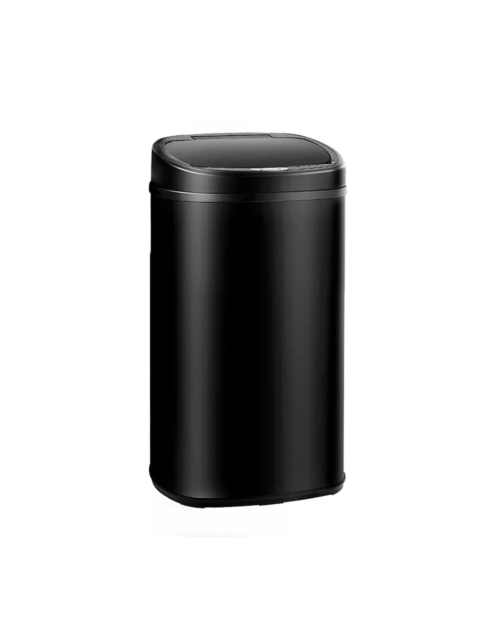 1 Devanti 58L Motion Sensor Bin Rubbish Automatic - Black, 1 of 8