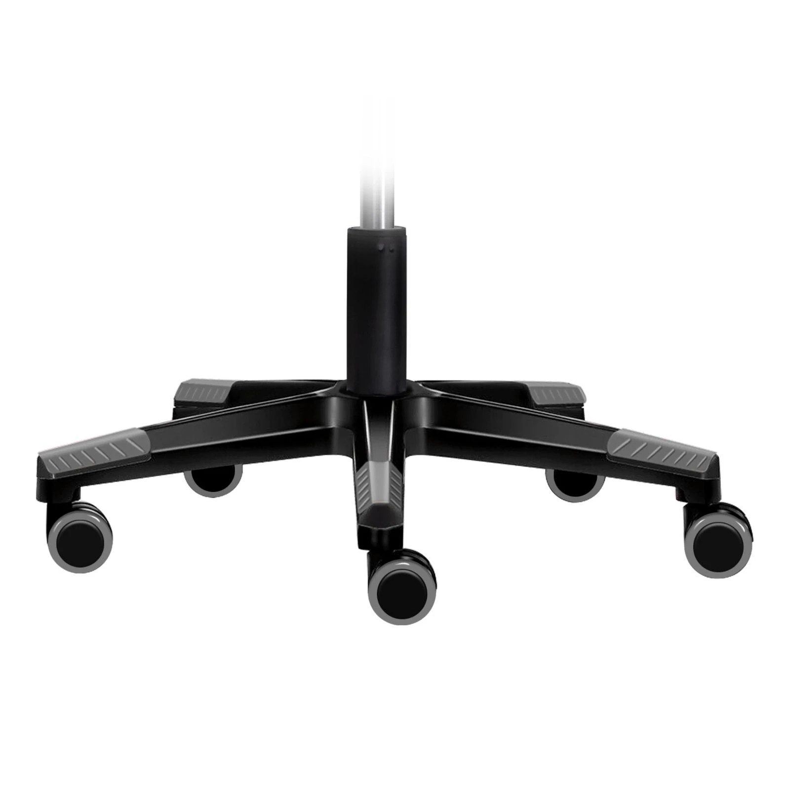 6 Alfordson Gaming Chair Office Racer Large Lumbar Cushion Footrest Seat Leather - Grey, 6 of 10