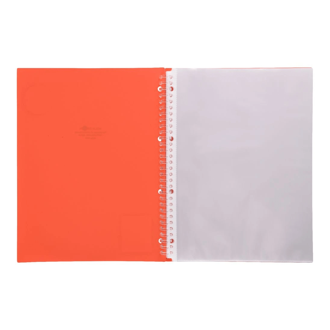 3 Aqua Drops Refillable Display Book A4 20 Pockets Vivid Red, 3 of 4
