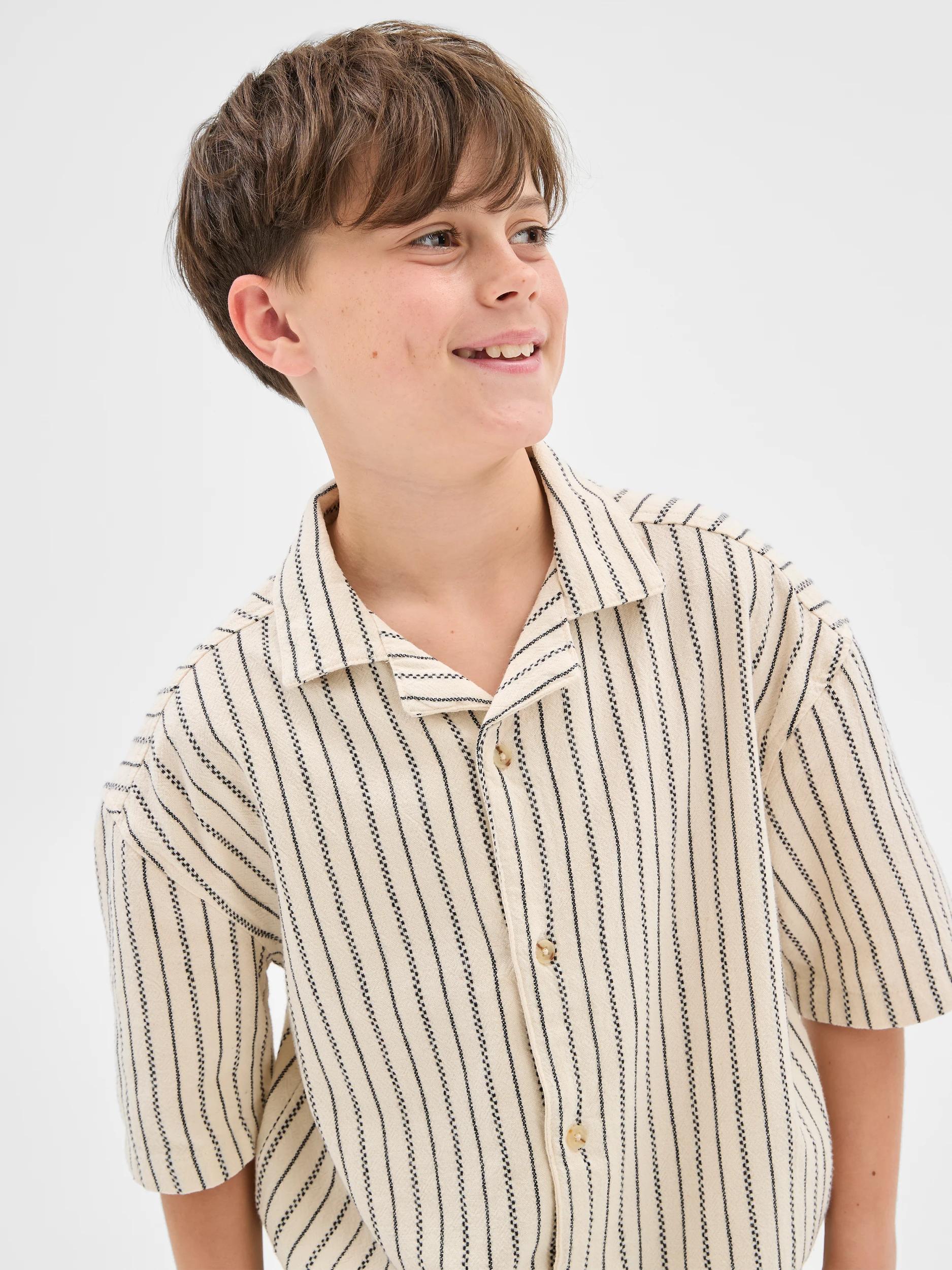 1 Target Short Sleeve Shirt STRIPE, 1 of 6