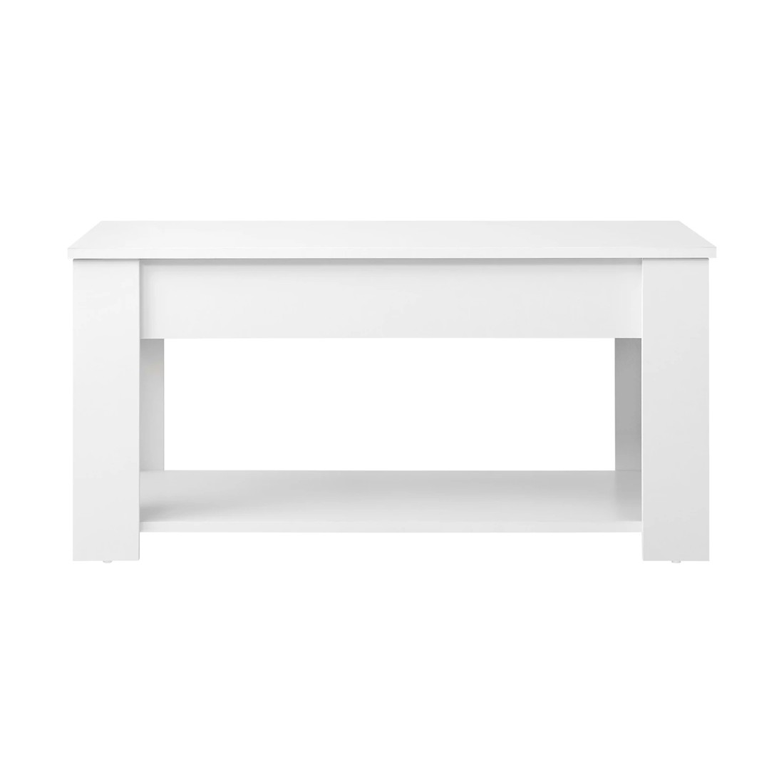 7 Oikiture Coffee Table Lift Up Top Modern Tables Hidden Book Storage
 - White, 7 of 10