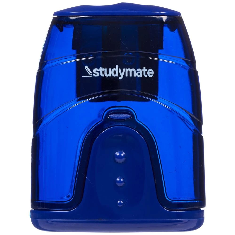 1 Studymate Barrel 2 Hole Sharpener Blue, 1 of 2