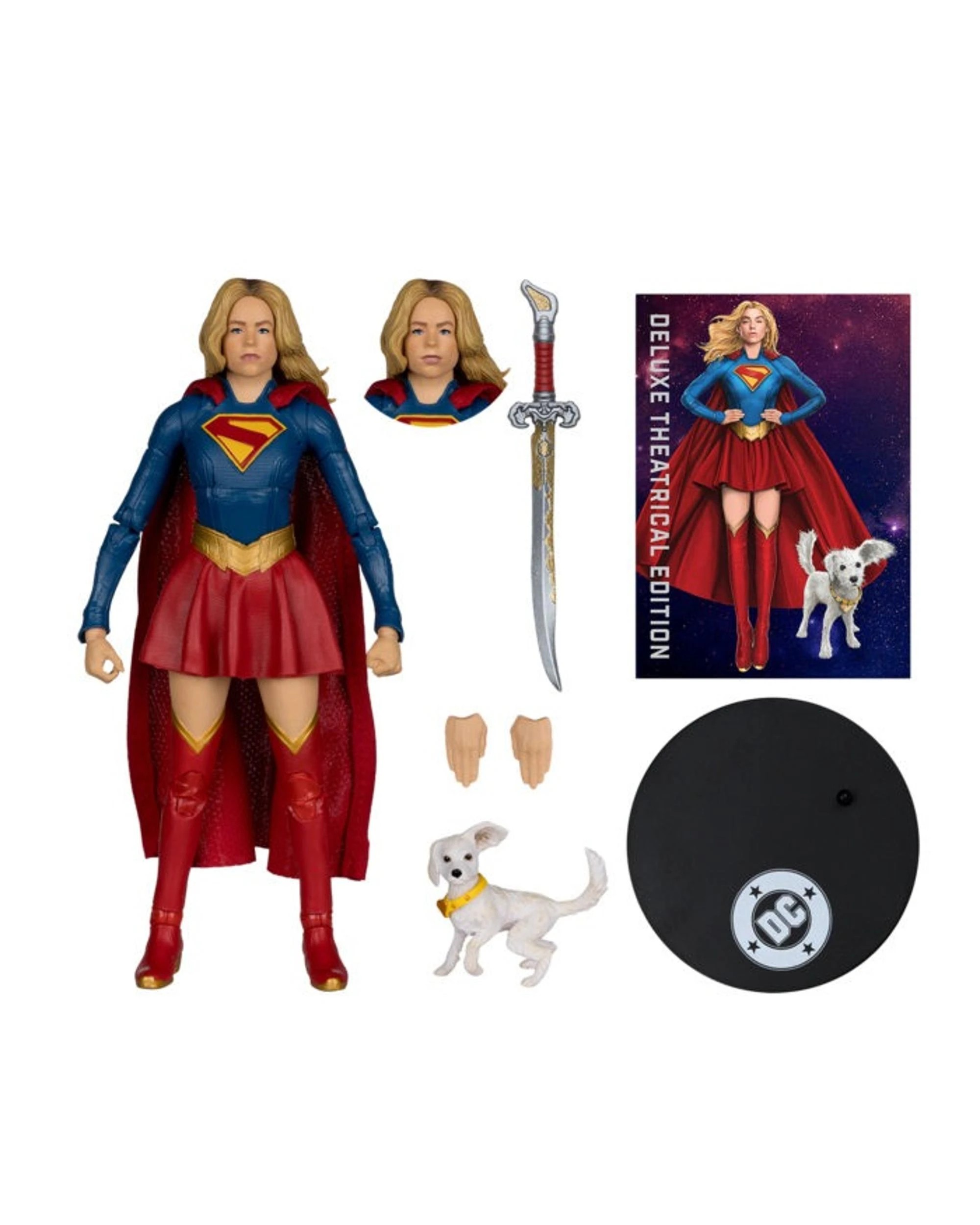 6 McFarlane DC Multiverse Supergirl - 2026 -  Supergirl and Puppy Krypto Deluxe Theatrical Edition 7 inch Figure, 6 of 8