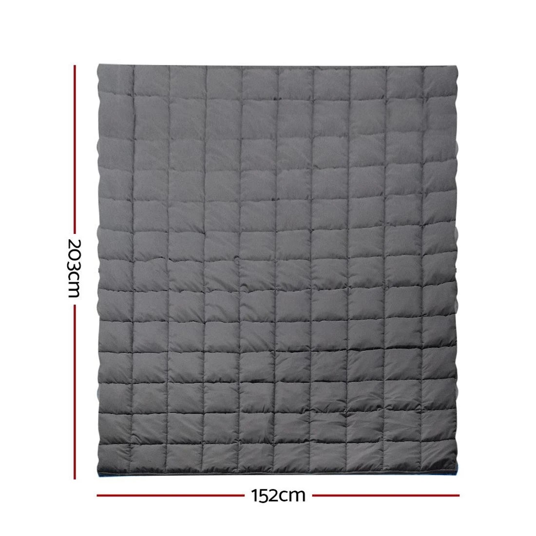 8 Giselle Weighted Blanket 7KG Adult
 - grey, 8 of 8