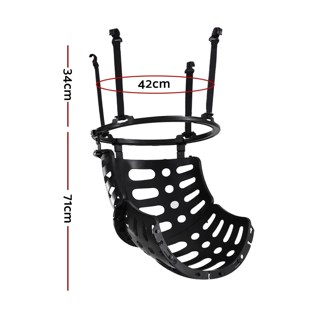 2 Everfit Basketball Hoop Rebounder Return System Ball Returner - Black, 2 of 6