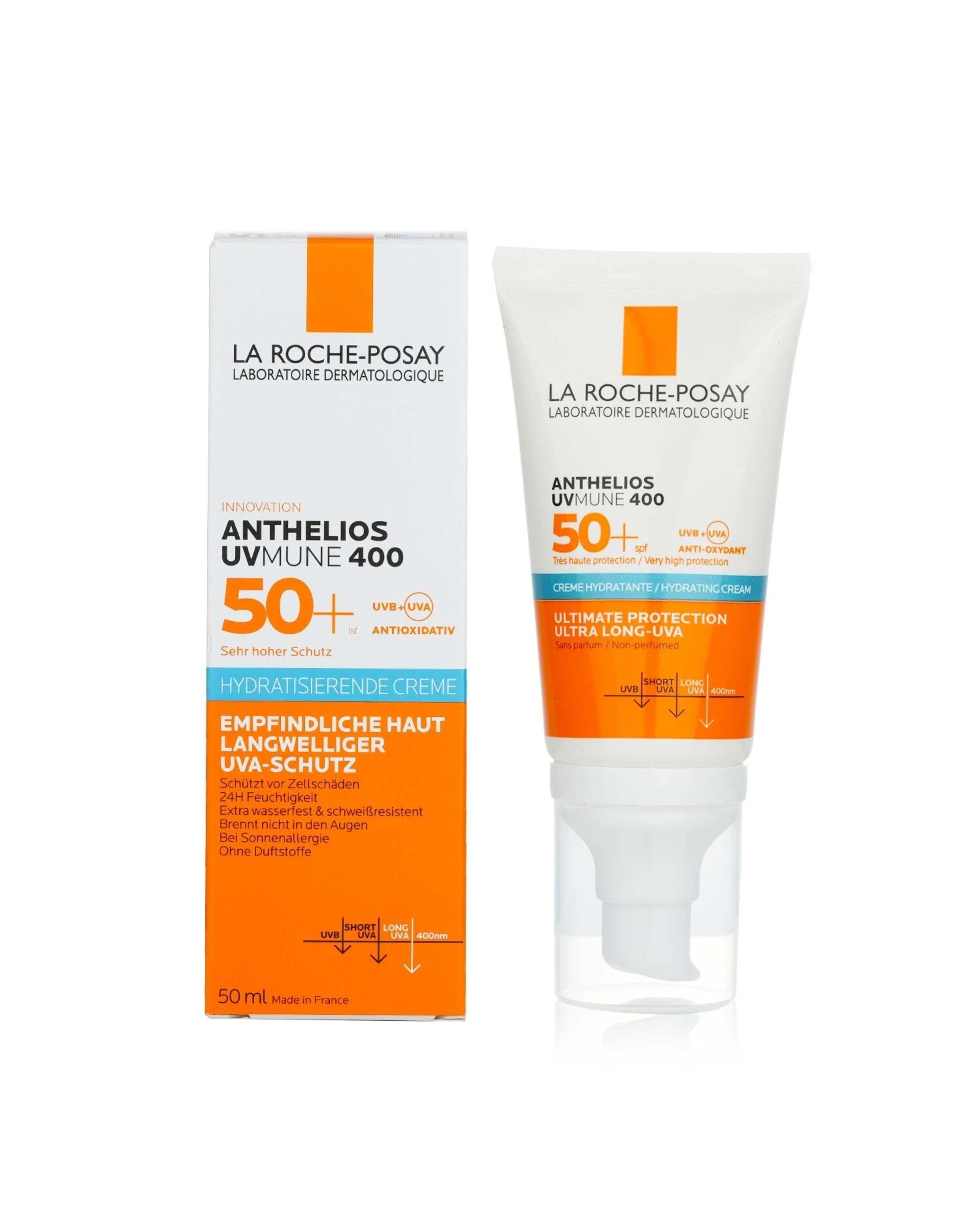 2 La Roche Posay Anthelios UVmune 400 Hydrating Cream SPF50  50ml/1.69oz, 2 of 3